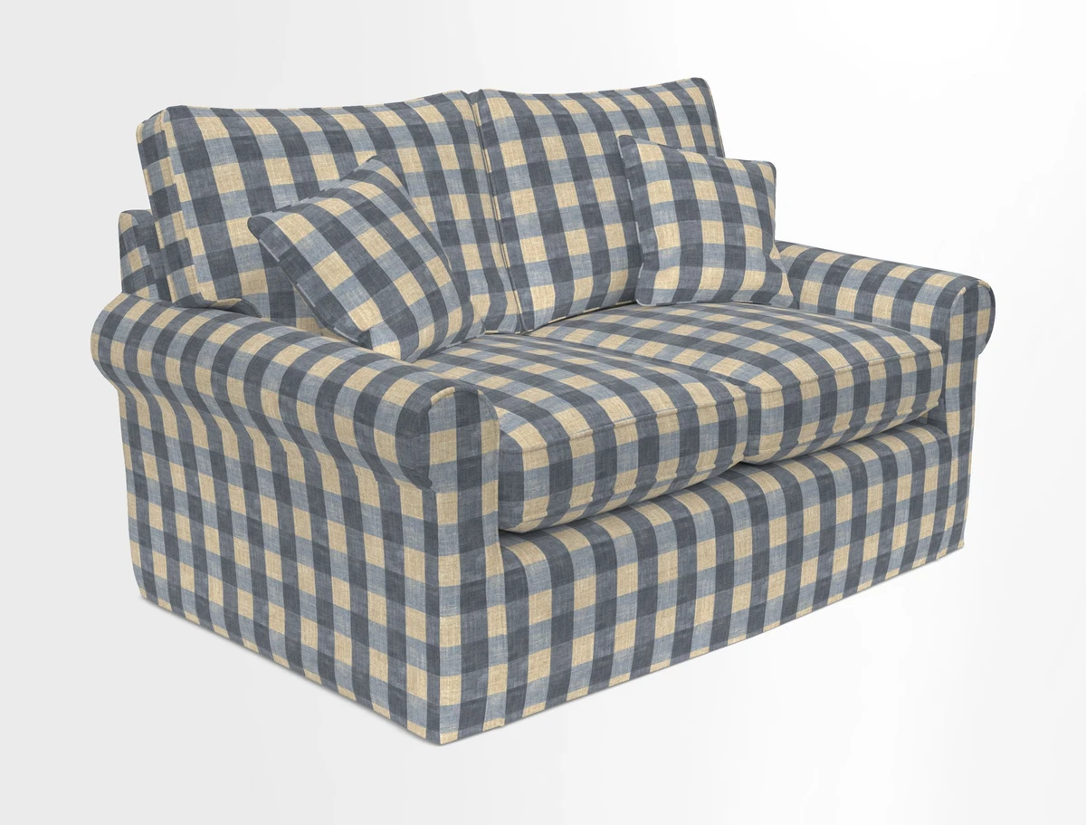 Bignor 3 Seater Sofa in V&A Drawn From Nature Oak Tree Gold. Loose cover option available