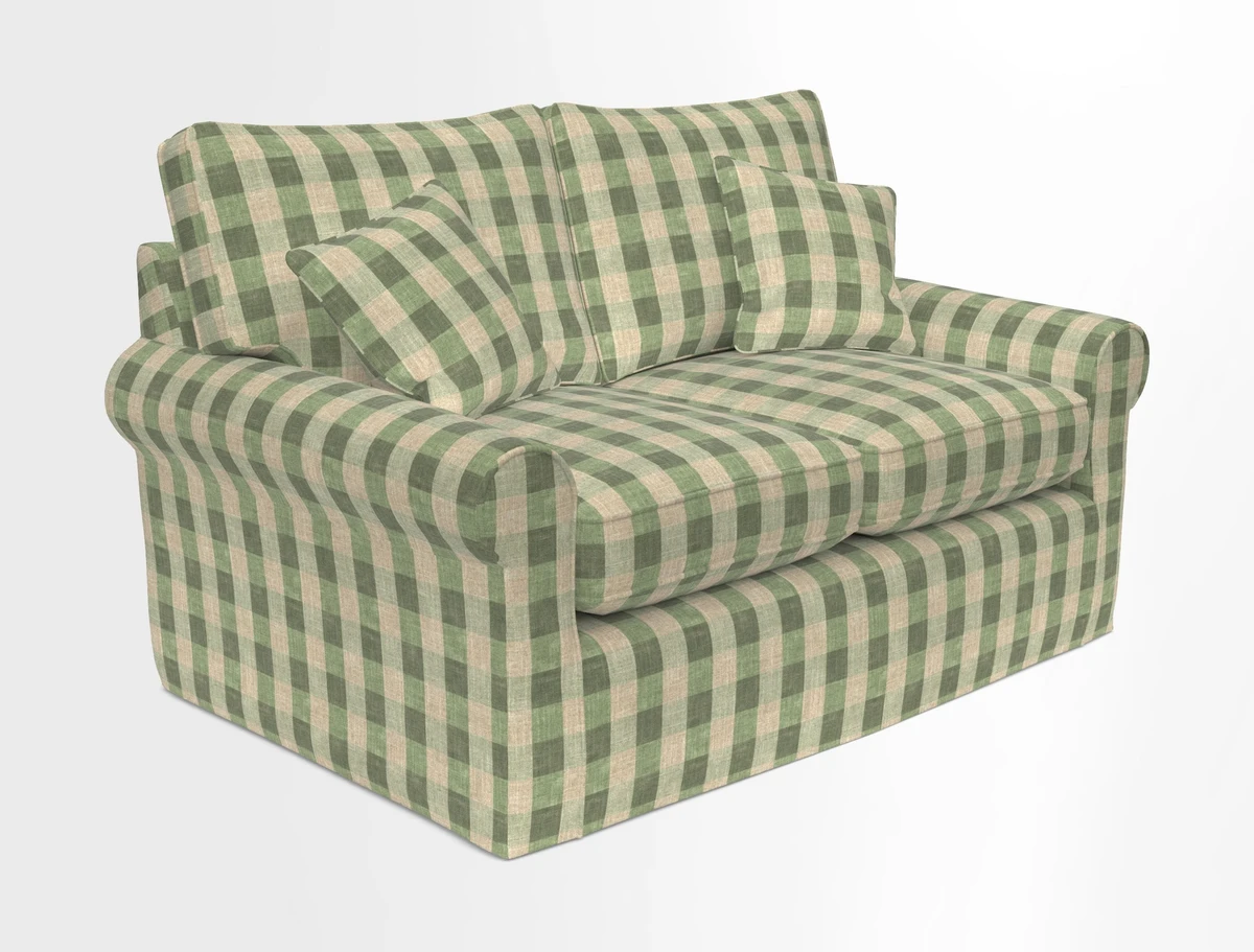 Bignor 3 Seater Sofa in V&A Drawn From Nature Oak Tree Gold. Loose cover option available