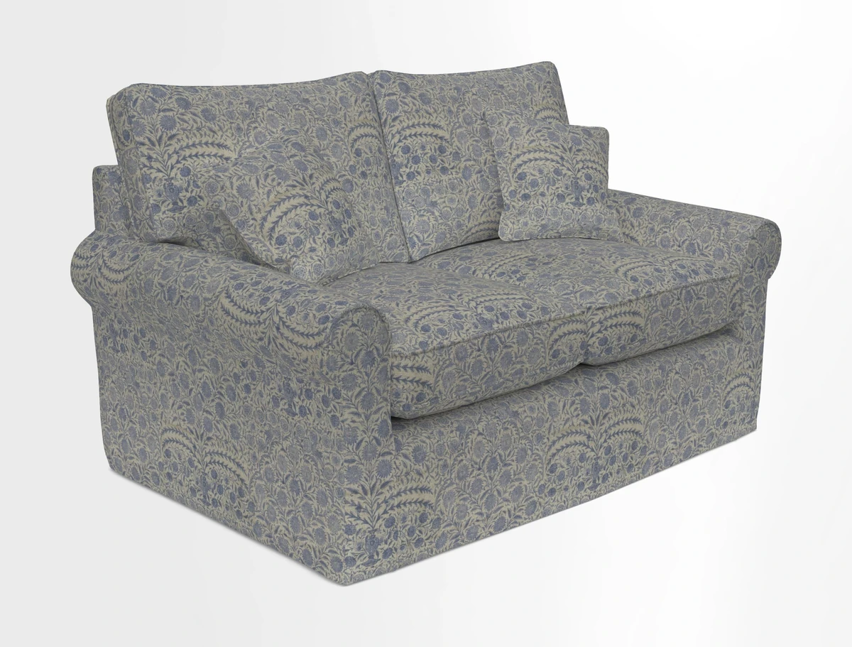 Bignor 3 Seater Sofa in V&A Drawn From Nature Oak Tree Gold. Loose cover option available