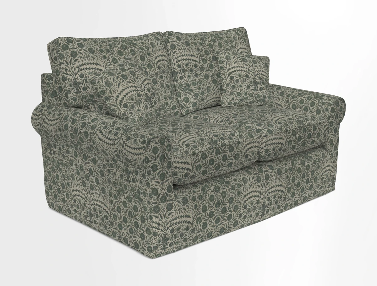 Bignor 3 Seater Sofa in V&A Drawn From Nature Oak Tree Gold. Loose cover option available