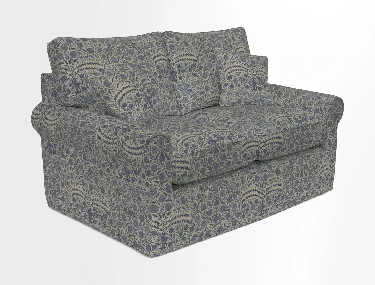 Bignor 3 Seater Sofa in V&A Drawn From Nature Oak Tree Gold. Loose cover option available