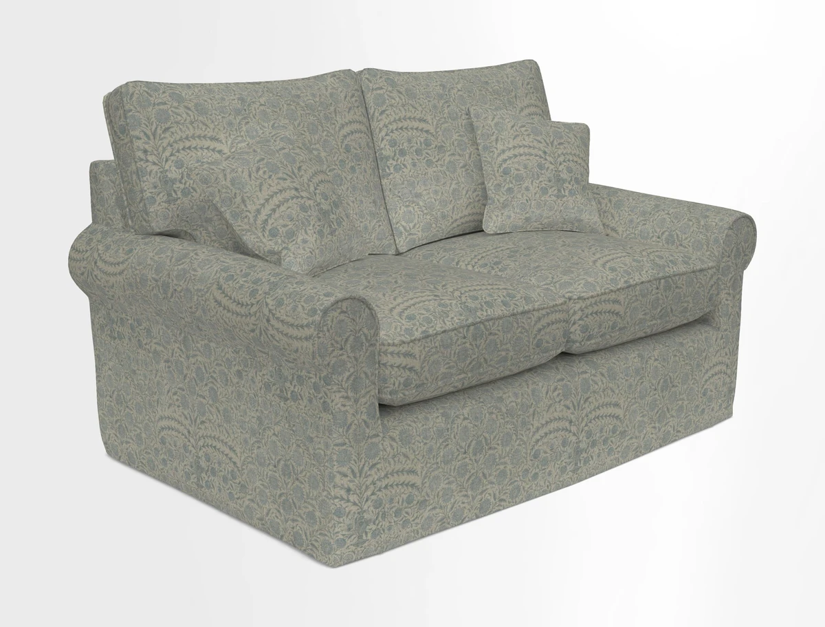 Bignor 3 Seater Sofa in V&A Drawn From Nature Oak Tree Gold. Loose cover option available