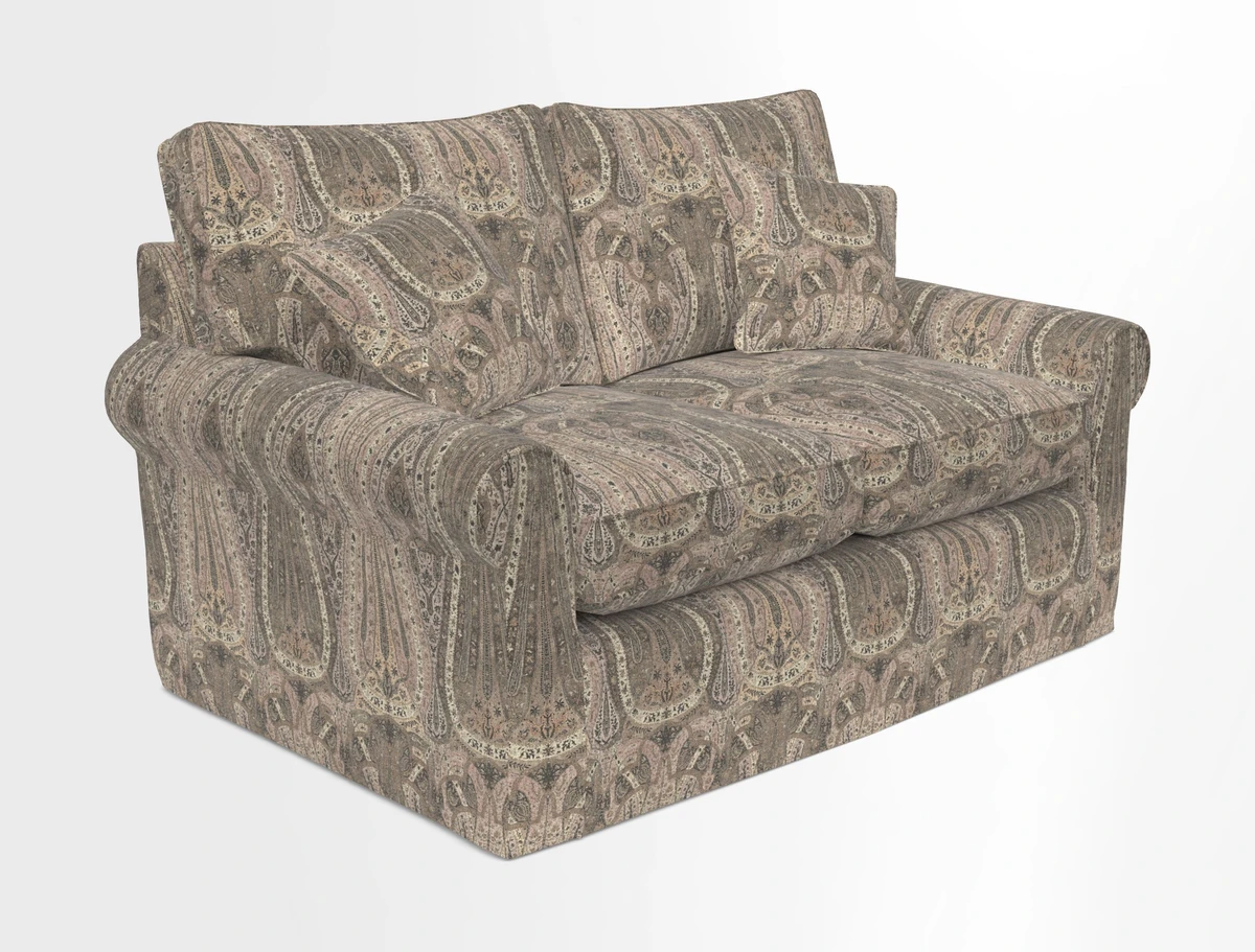 Bignor 3 Seater Sofa in V&A Drawn From Nature Oak Tree Gold. Loose cover option available