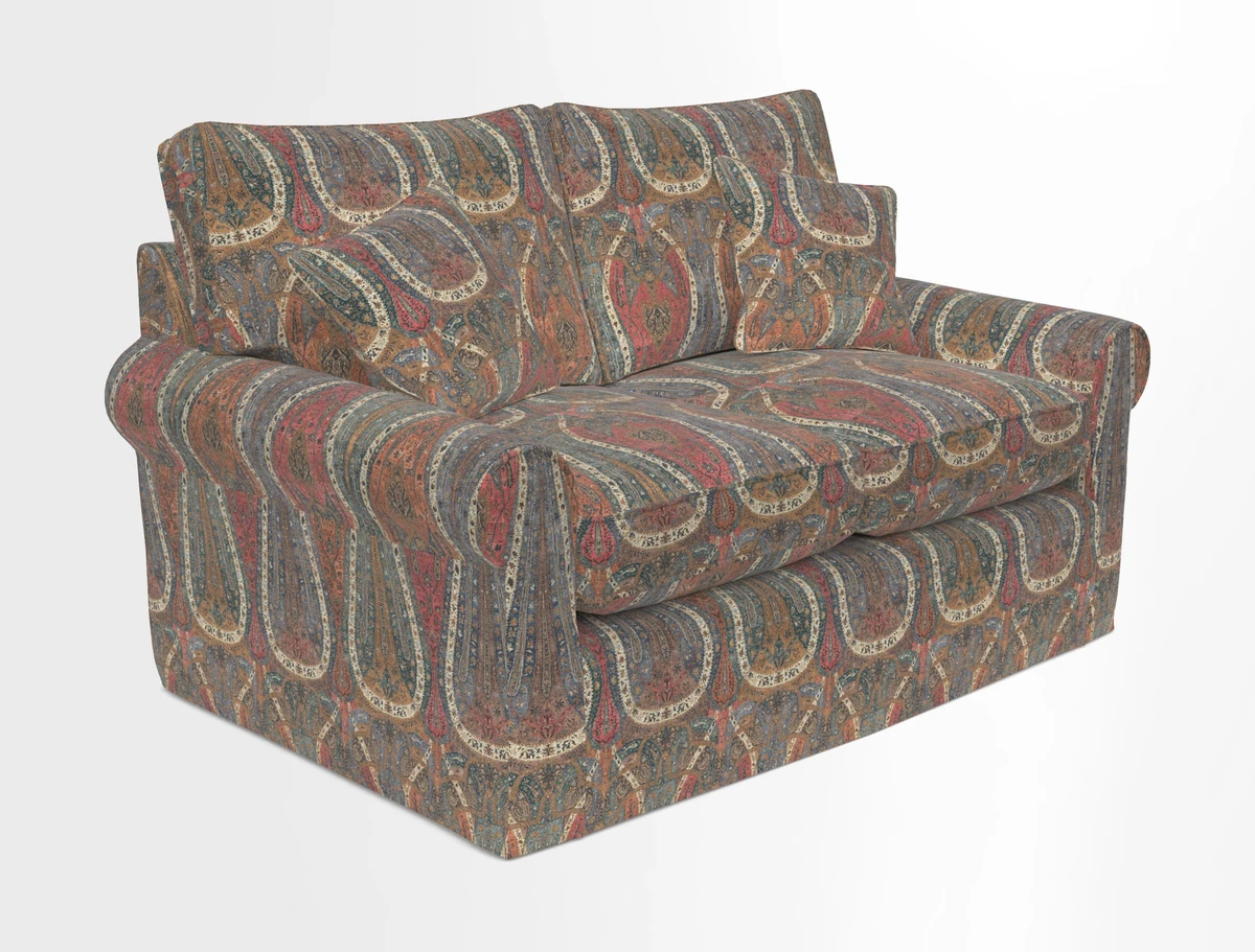 Bignor 3 Seater Sofa in V&A Drawn From Nature Oak Tree Gold. Loose cover option available