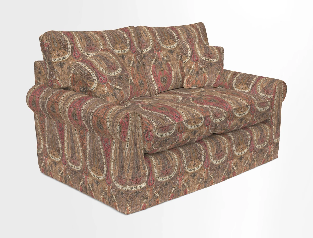 Bignor 3 Seater Sofa in V&A Drawn From Nature Oak Tree Gold. Loose cover option available