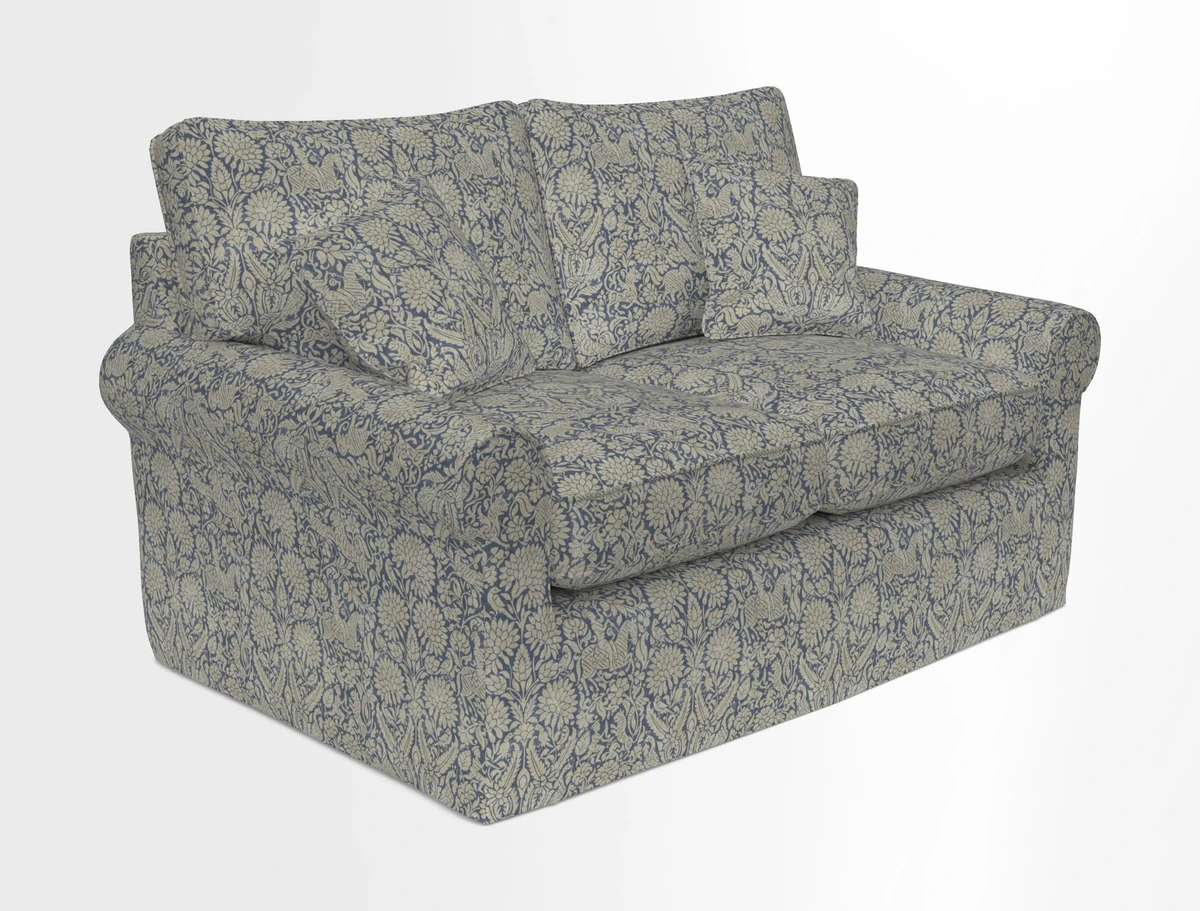 Bignor 3 Seater Sofa in V&A Drawn From Nature Oak Tree Gold. Loose cover option available