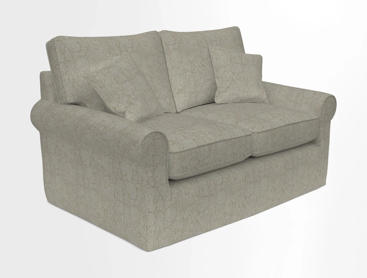 Bignor 3 Seater Sofa in V&A Drawn From Nature Oak Tree Gold. Loose cover option available