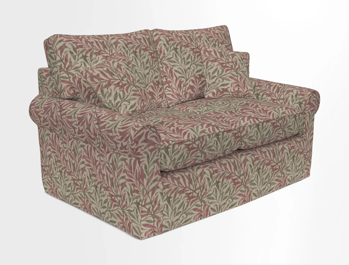 Bignor 3 Seater Sofa in V&A Drawn From Nature Oak Tree Gold. Loose cover option available