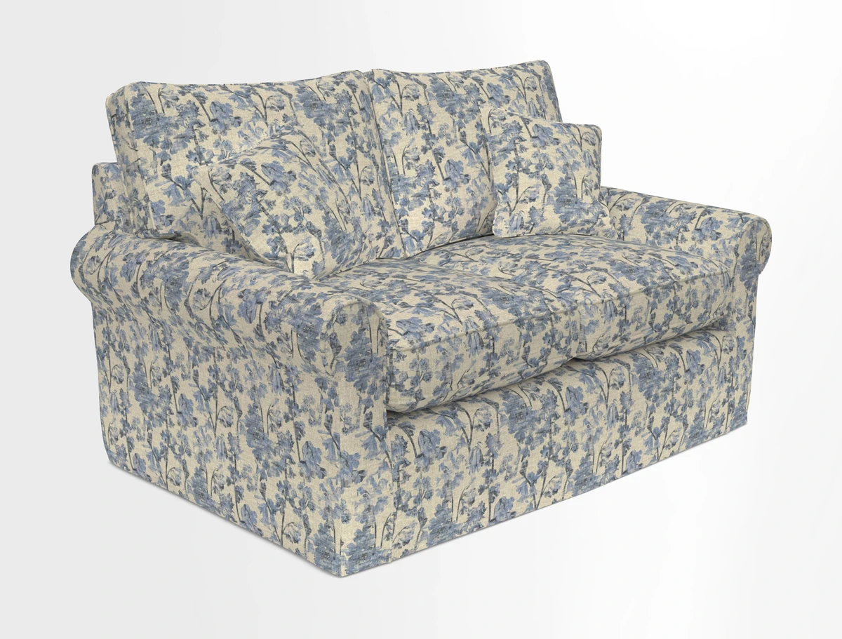 Bignor 3 Seater Sofa in V&A Drawn From Nature Oak Tree Gold. Loose cover option available