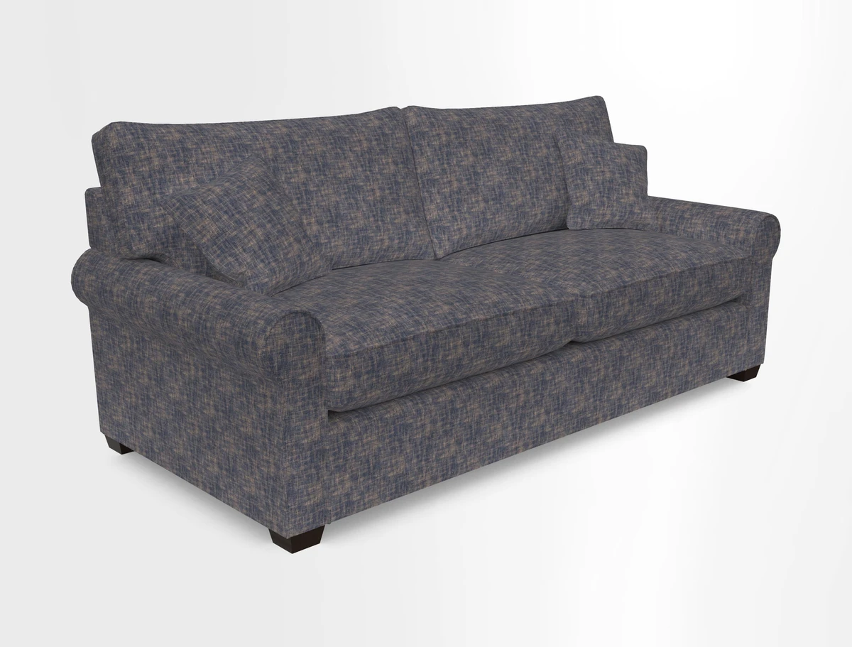 Bignor 3 Seater Sofa in V&A Drawn From Nature Oak Tree Gold. Loose cover option available