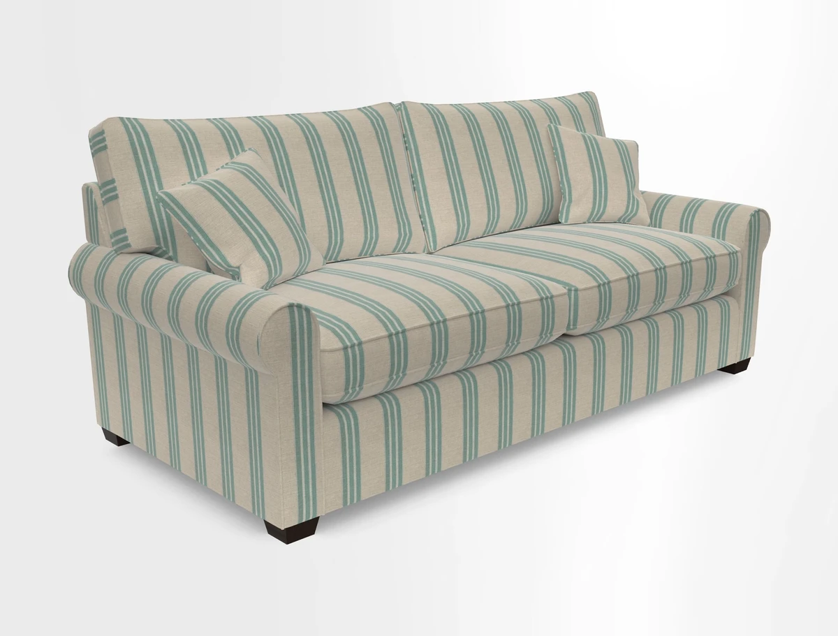 Bignor 3 Seater Sofa in V&A Drawn From Nature Oak Tree Gold. Loose cover option available