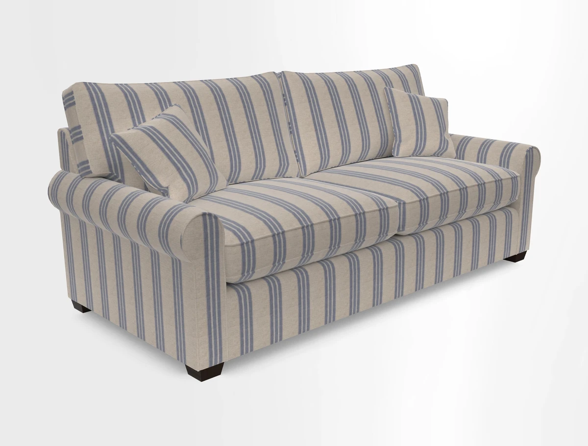 Bignor 3 Seater Sofa in V&A Drawn From Nature Oak Tree Gold. Loose cover option available
