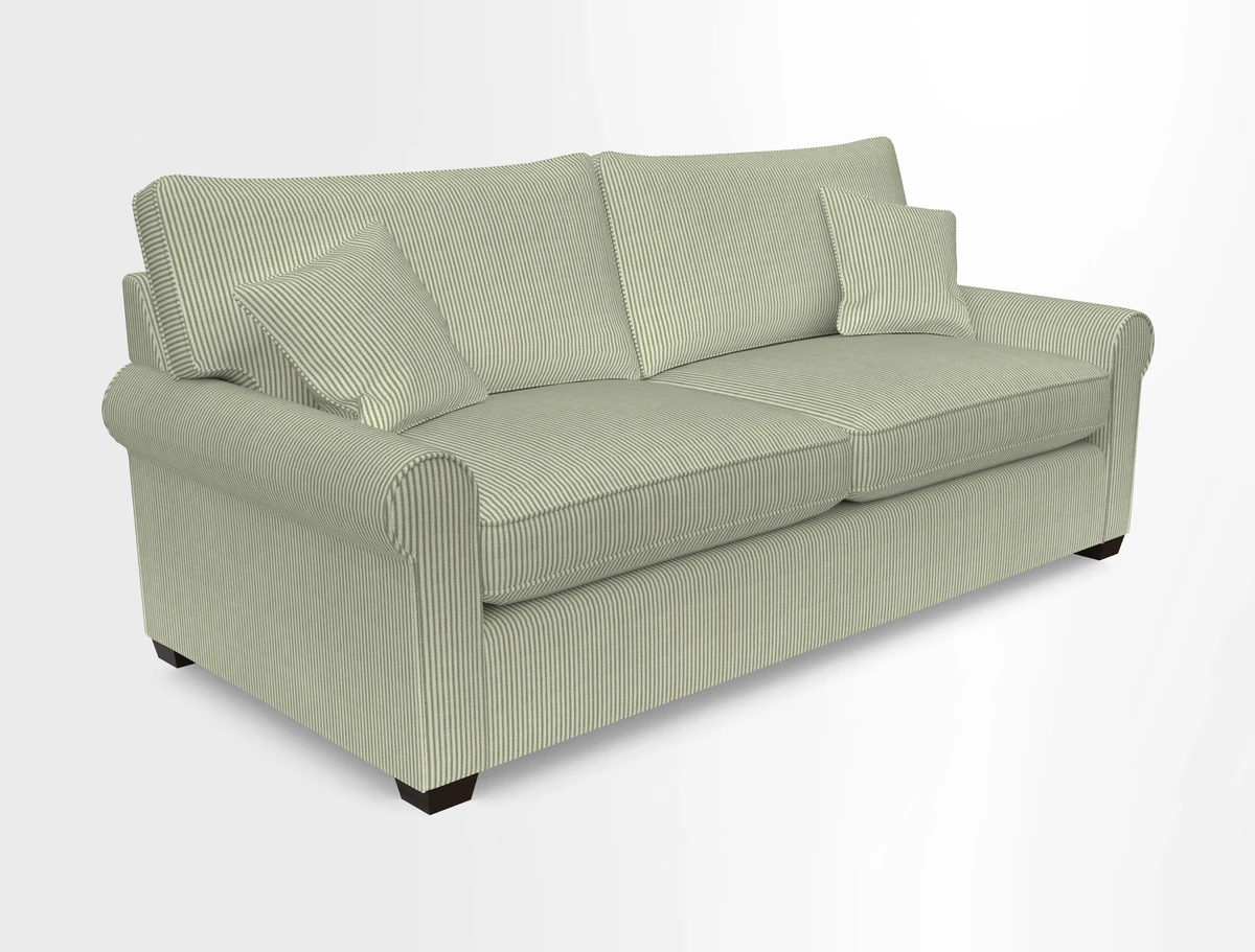 Bignor 3 Seater Sofa in V&A Drawn From Nature Oak Tree Gold. Loose cover option available