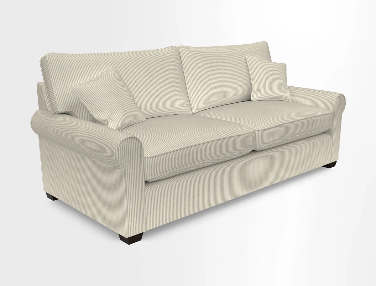 Bignor 3 Seater Sofa in V&A Drawn From Nature Oak Tree Gold. Loose cover option available