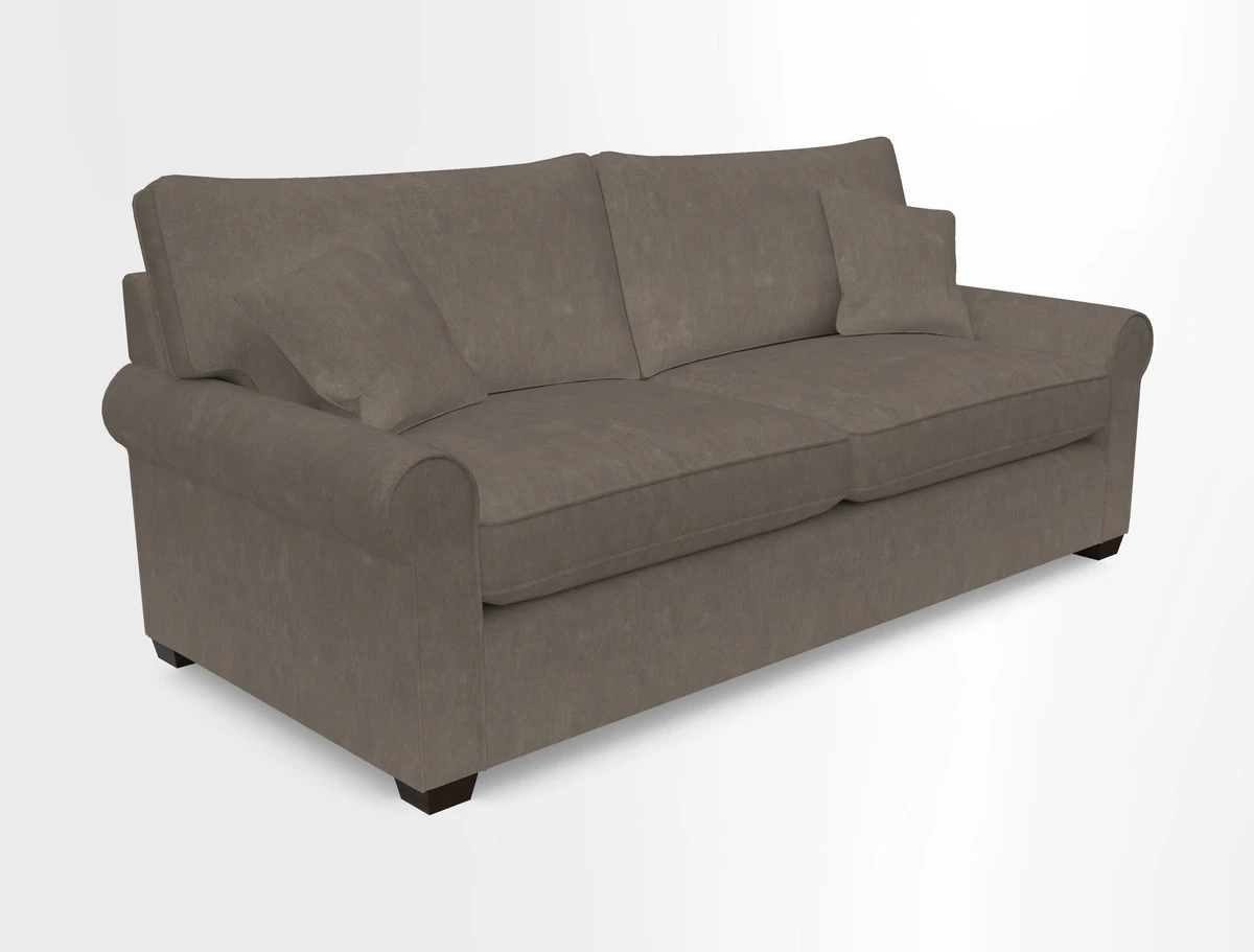 Bignor 3 Seater Sofa in V&A Drawn From Nature Oak Tree Gold. Loose cover option available