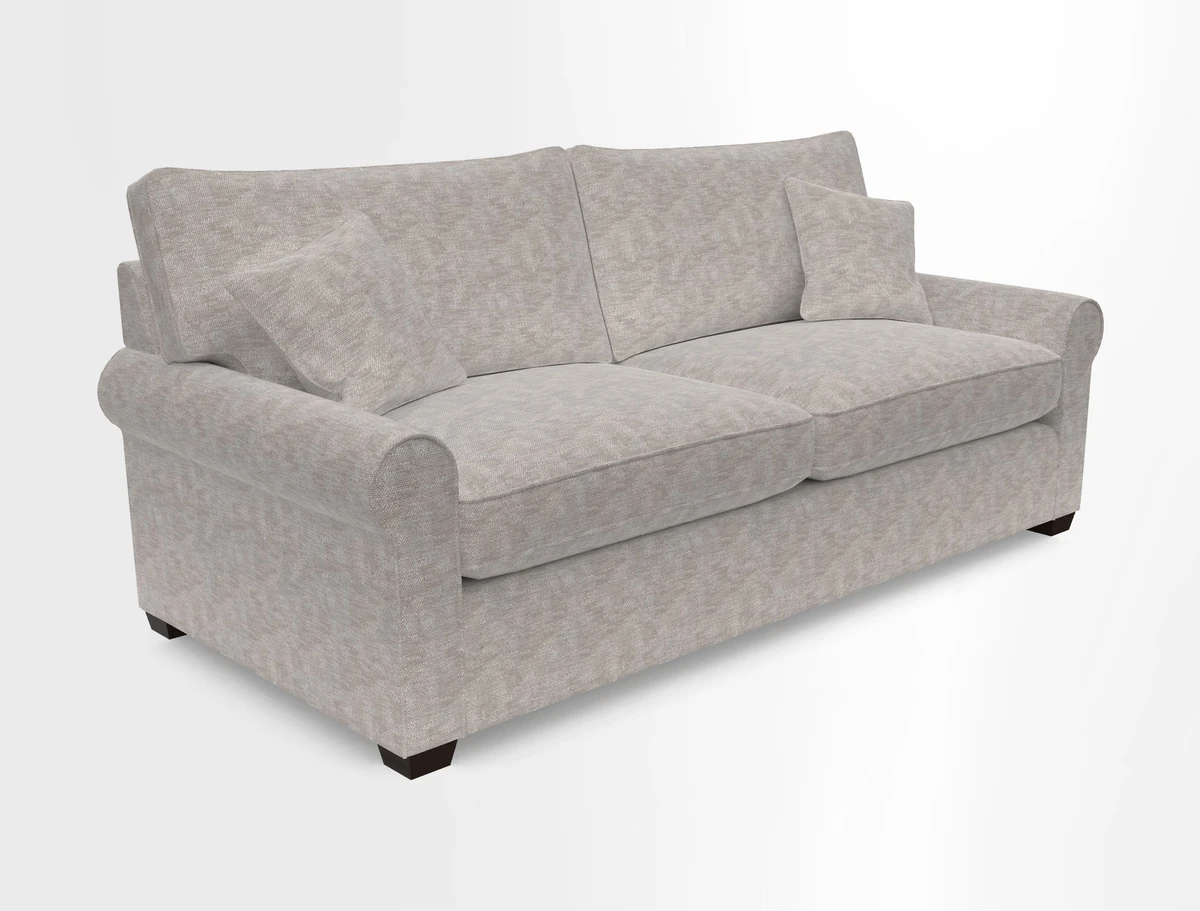 Bignor 3 Seater Sofa in V&A Drawn From Nature Oak Tree Gold. Loose cover option available