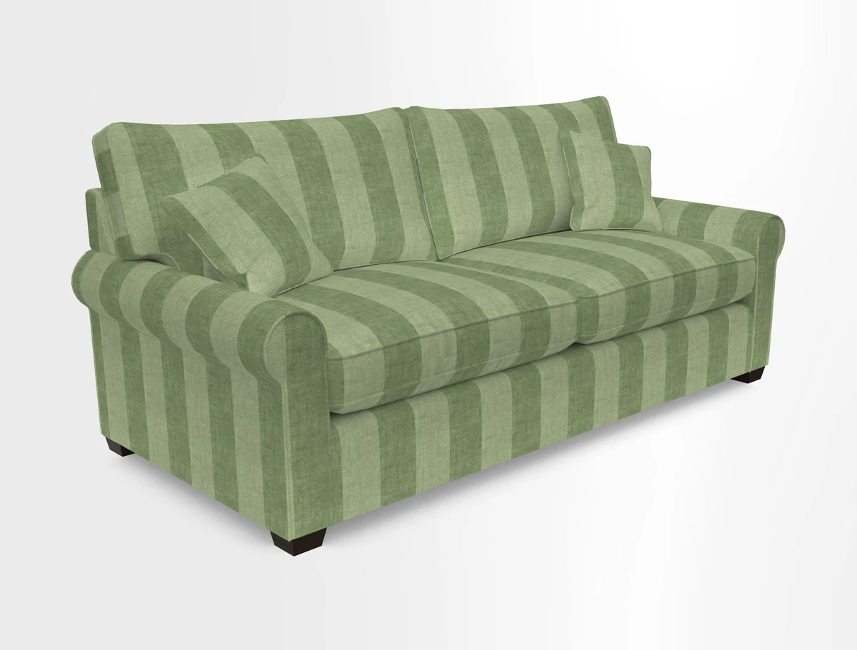 Bignor 3 Seater Sofa in V&A Drawn From Nature Oak Tree Gold. Loose cover option available
