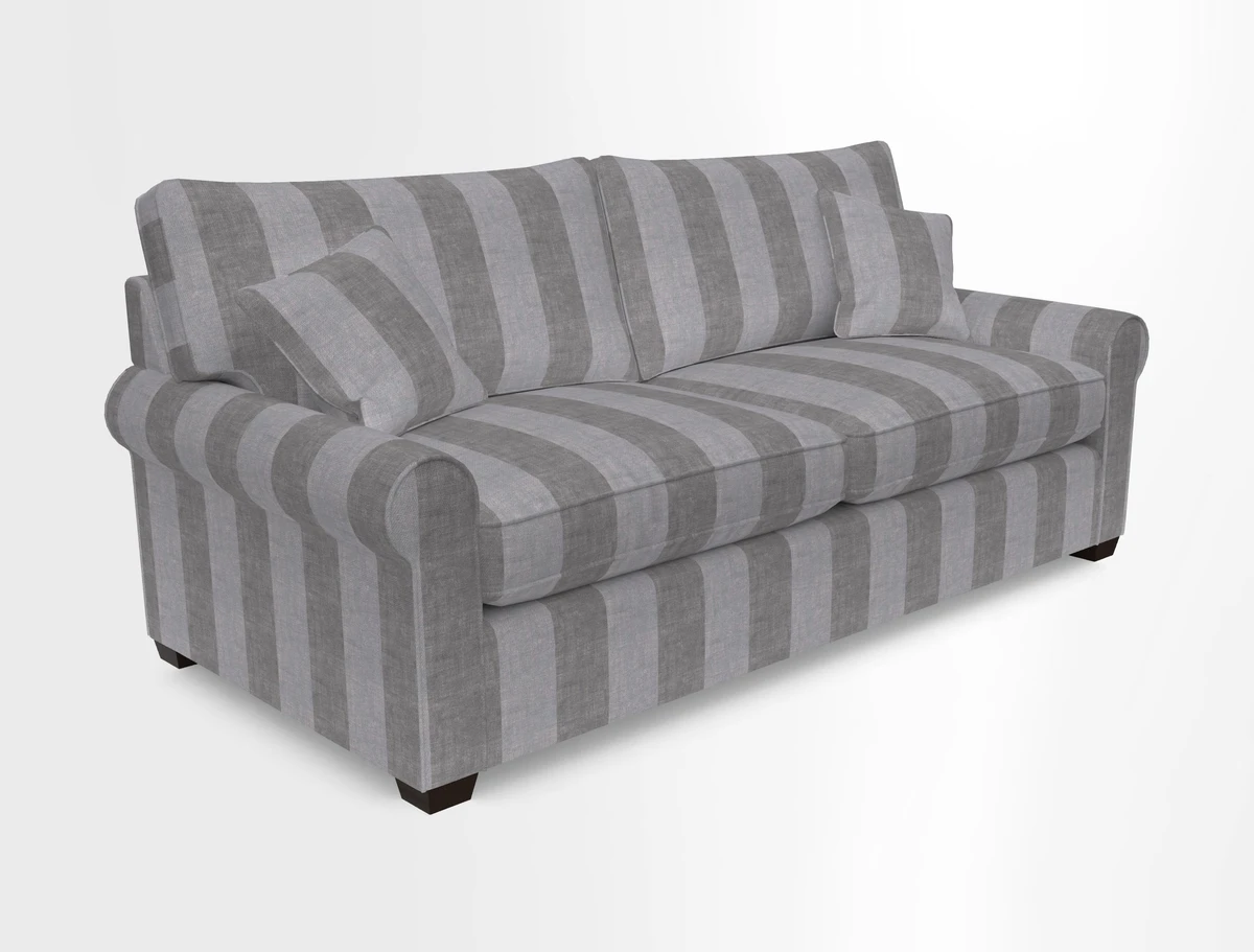 Bignor 3 Seater Sofa in V&A Drawn From Nature Oak Tree Gold. Loose cover option available