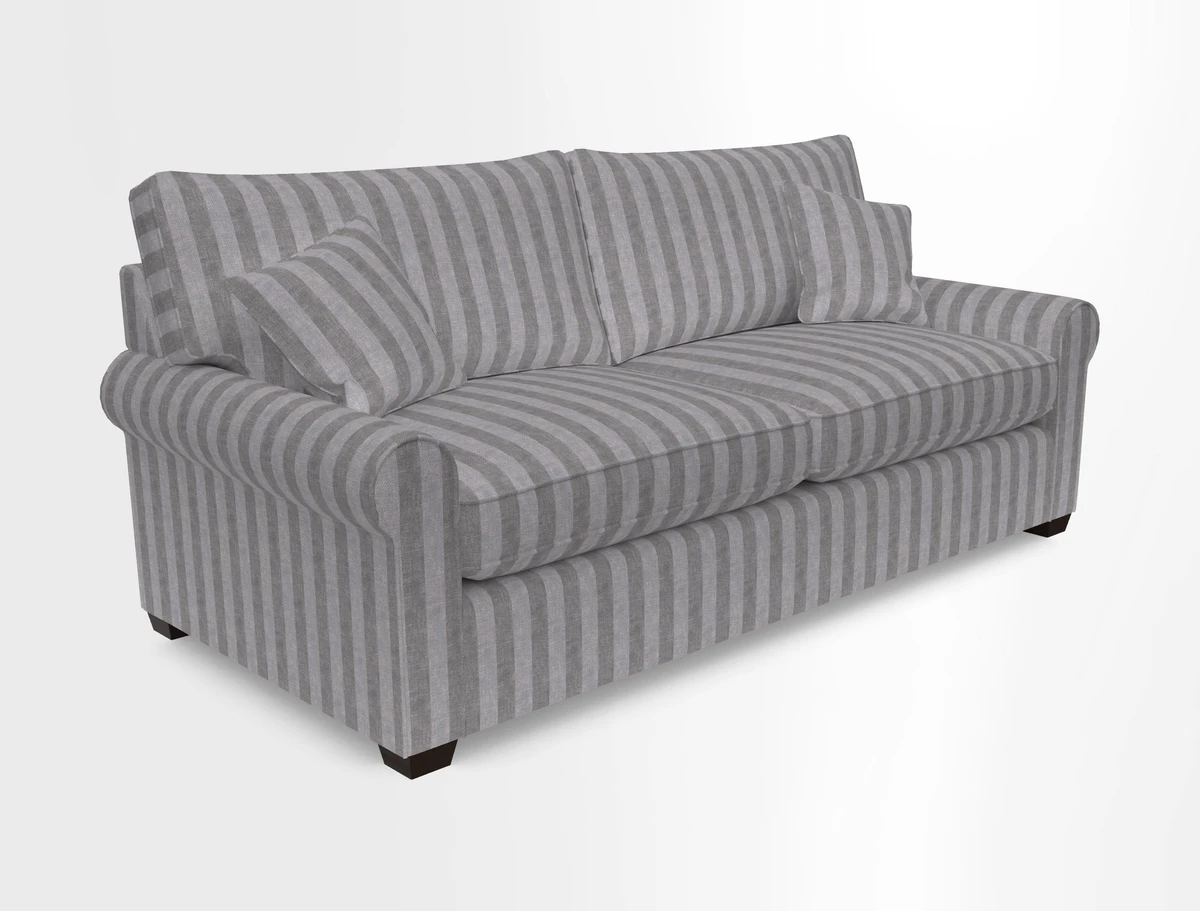Bignor 3 Seater Sofa in V&A Drawn From Nature Oak Tree Gold. Loose cover option available