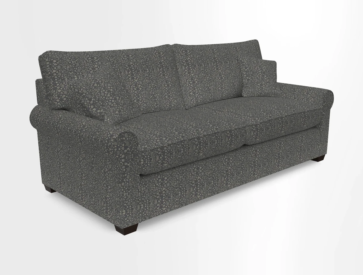 Bignor 3 Seater Sofa in V&A Drawn From Nature Oak Tree Gold. Loose cover option available