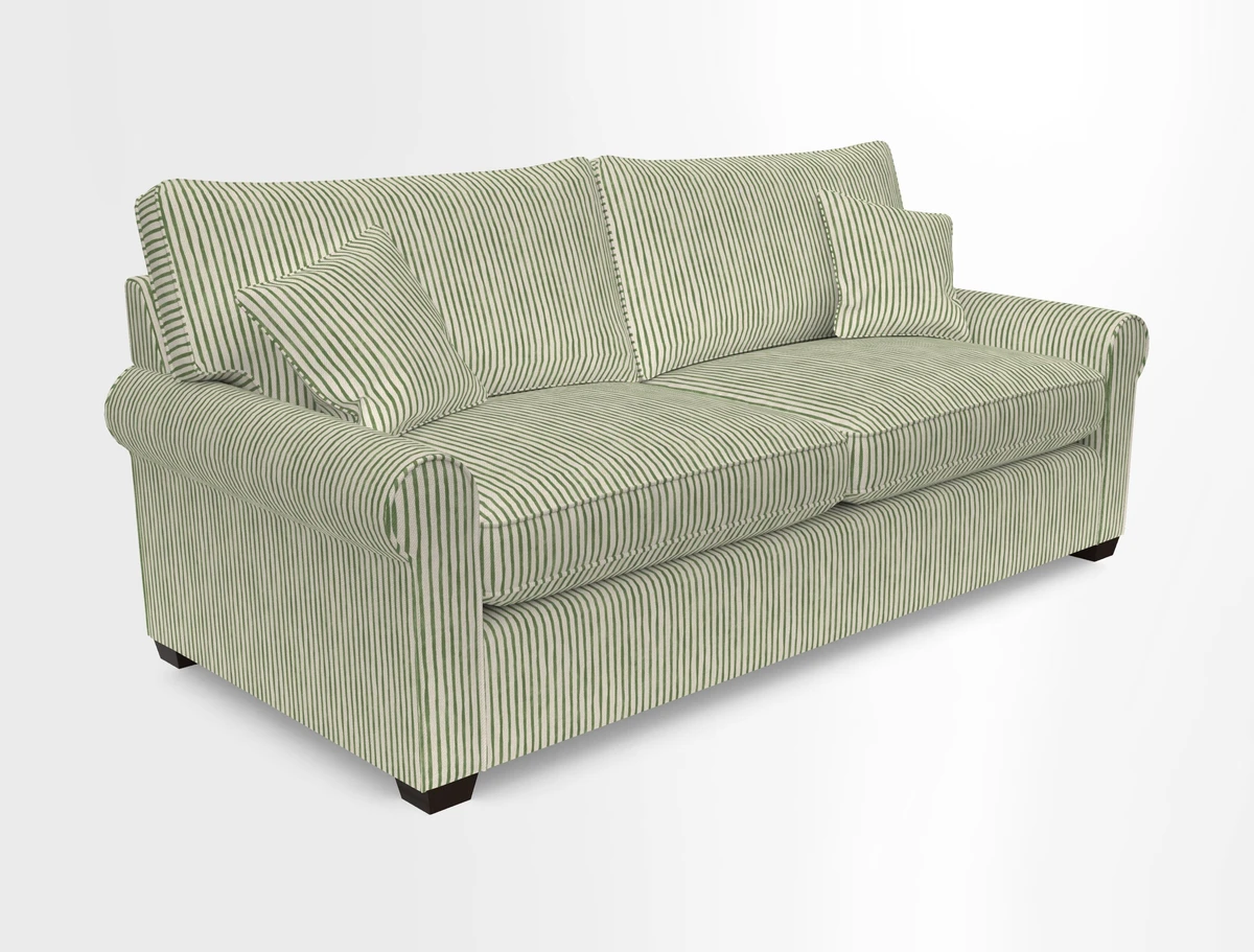 Bignor 3 Seater Sofa in V&A Drawn From Nature Oak Tree Gold. Loose cover option available