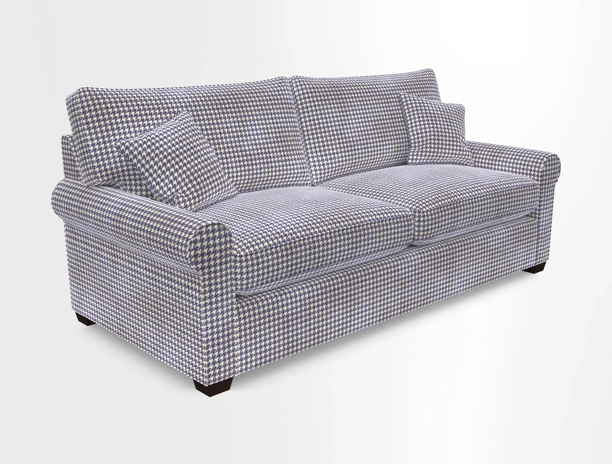 Bignor 3 Seater Sofa in V&A Drawn From Nature Oak Tree Gold. Loose cover option available