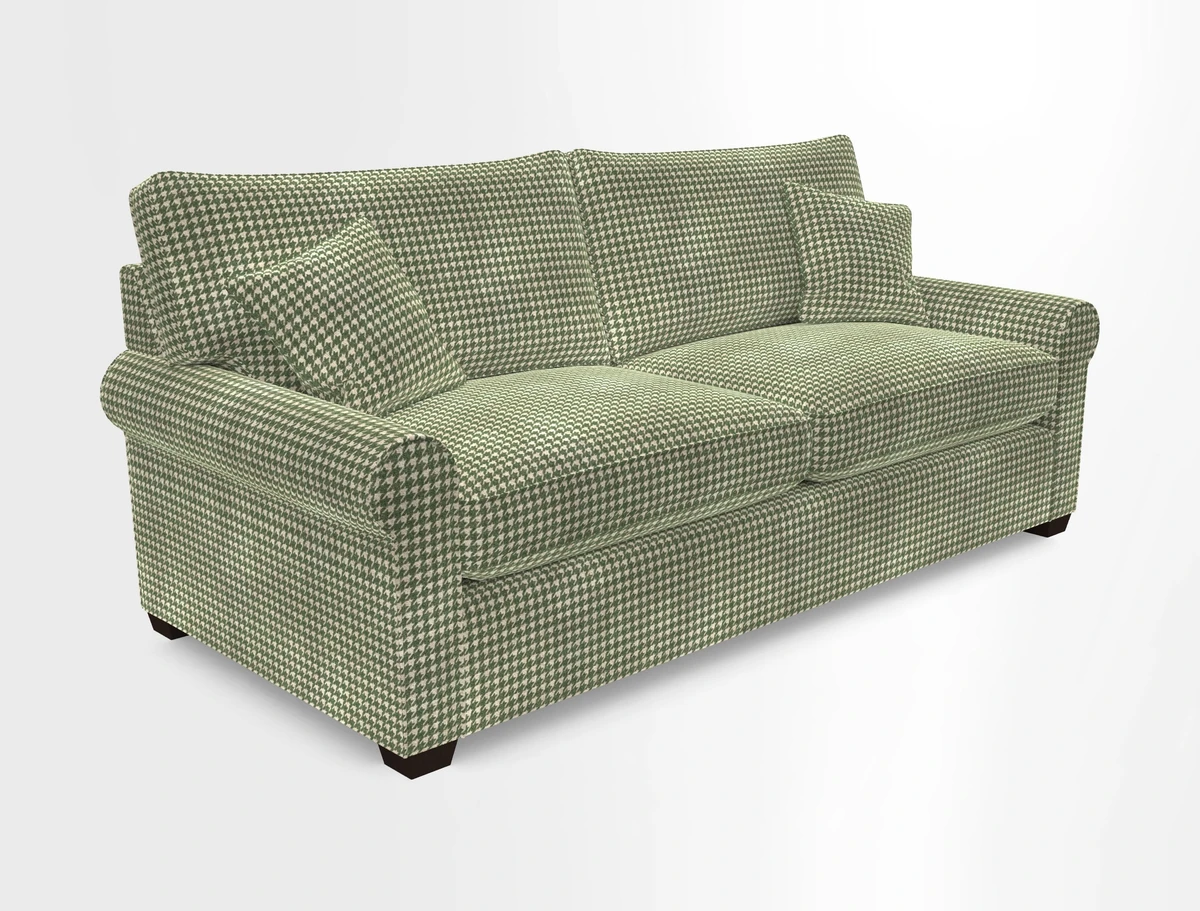 Bignor 3 Seater Sofa in V&A Drawn From Nature Oak Tree Gold. Loose cover option available