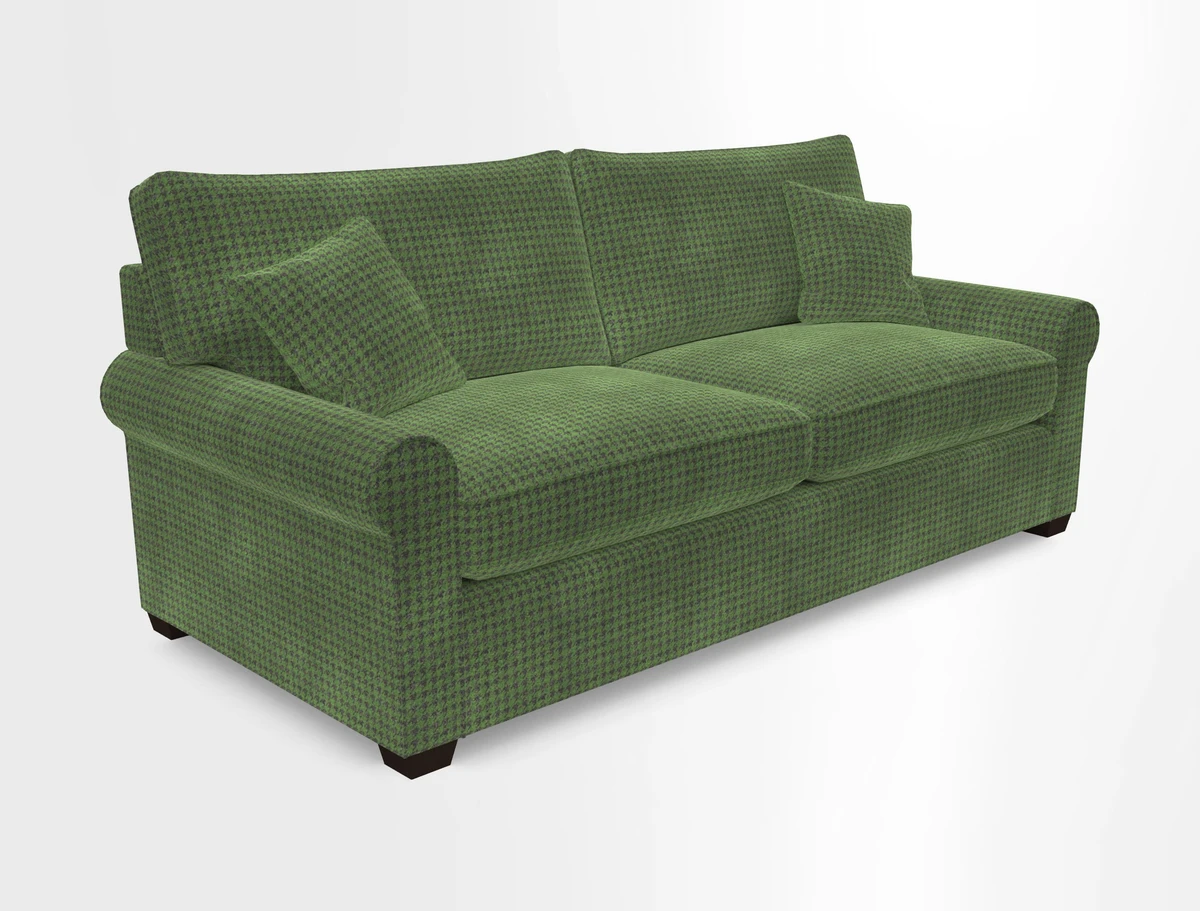 Bignor 3 Seater Sofa in V&A Drawn From Nature Oak Tree Gold. Loose cover option available