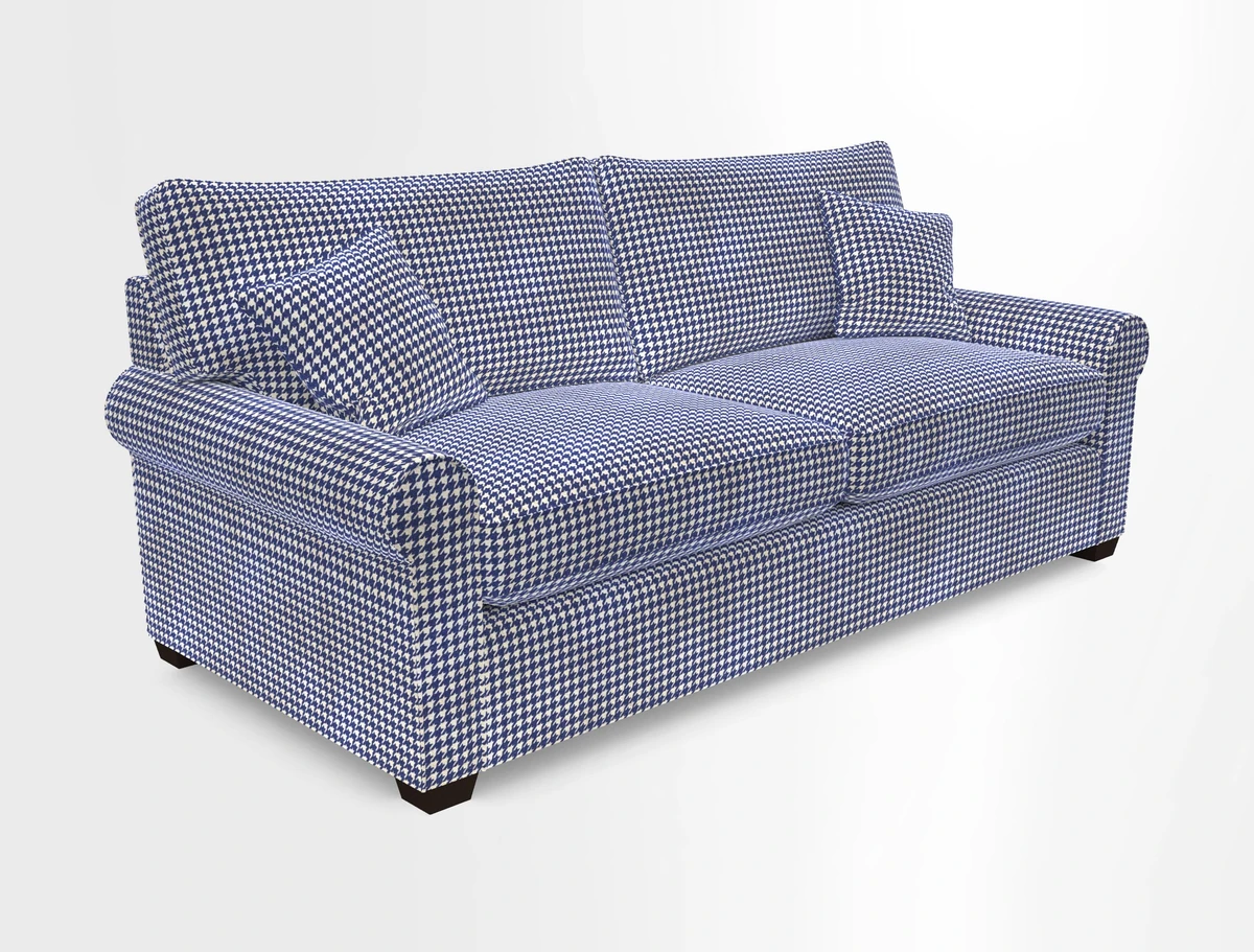 Bignor 3 Seater Sofa in V&A Drawn From Nature Oak Tree Gold. Loose cover option available