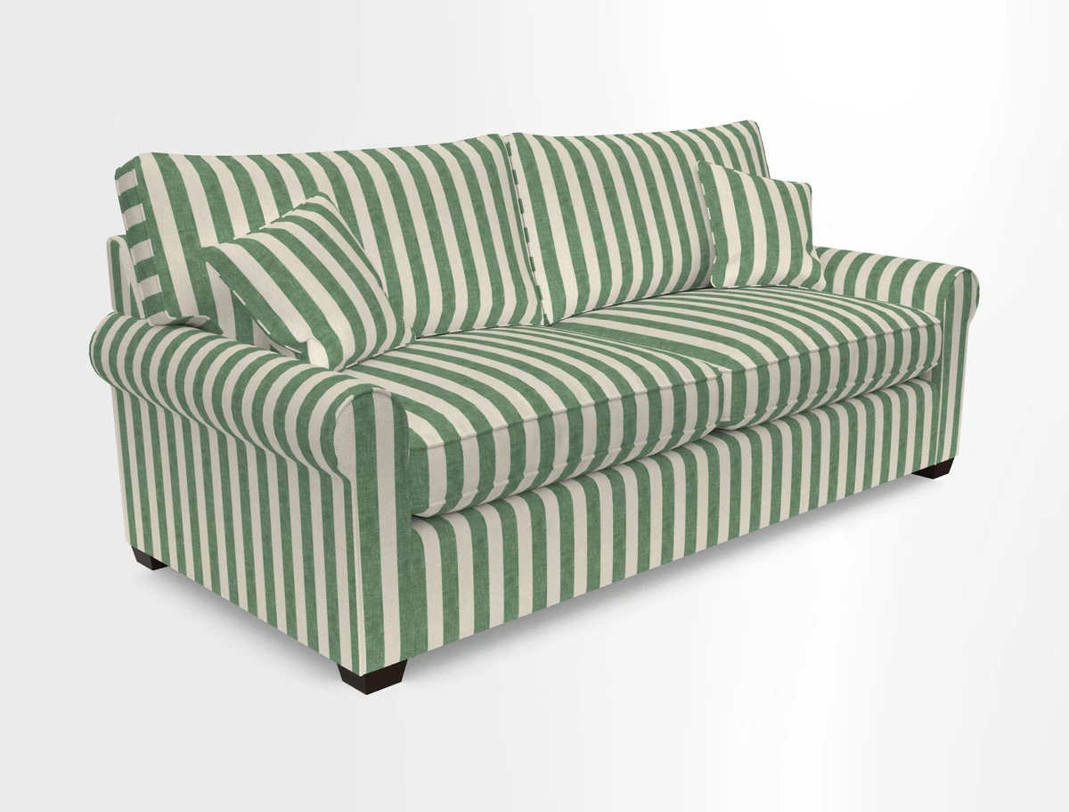 Bignor 3 Seater Sofa in V&A Drawn From Nature Oak Tree Gold. Loose cover option available