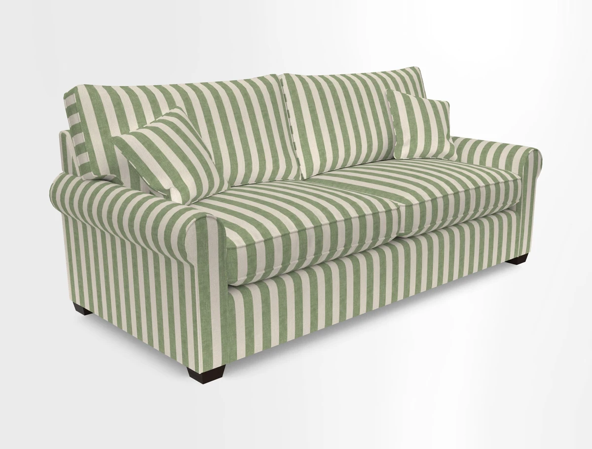 Bignor 3 Seater Sofa in V&A Drawn From Nature Oak Tree Gold. Loose cover option available