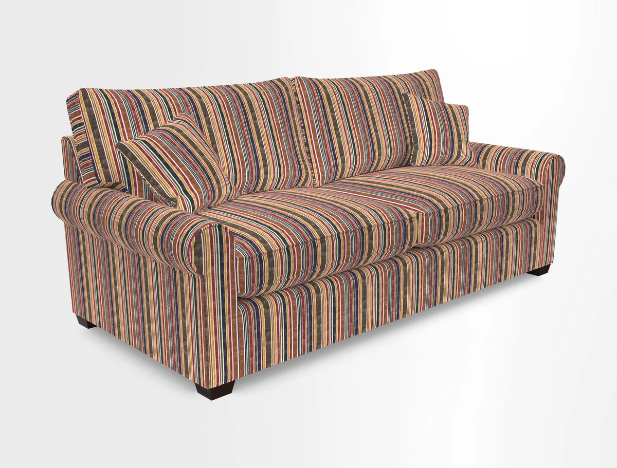 Bignor 3 Seater Sofa in V&A Drawn From Nature Oak Tree Gold. Loose cover option available