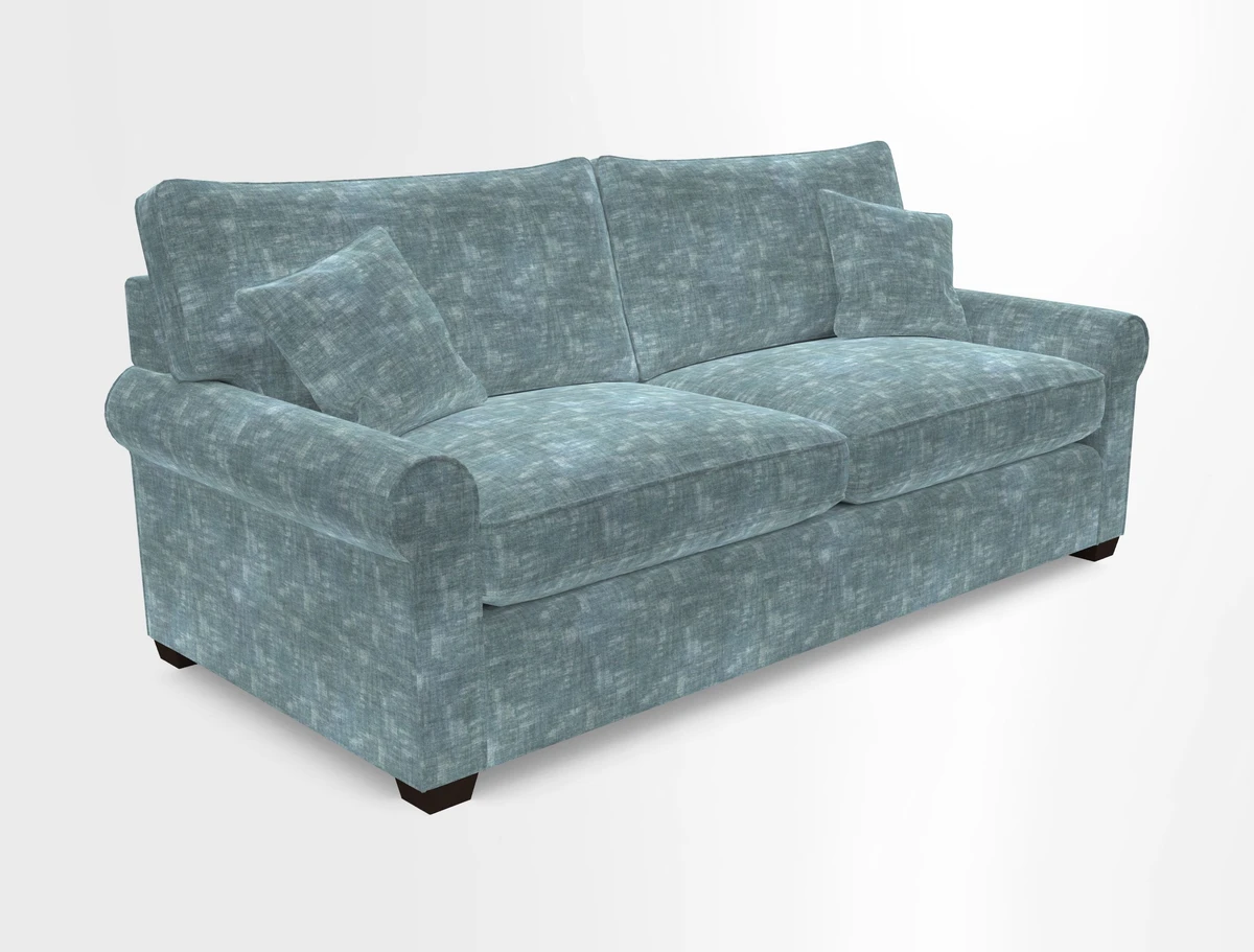 Bignor 3 Seater Sofa in V&A Drawn From Nature Oak Tree Gold. Loose cover option available