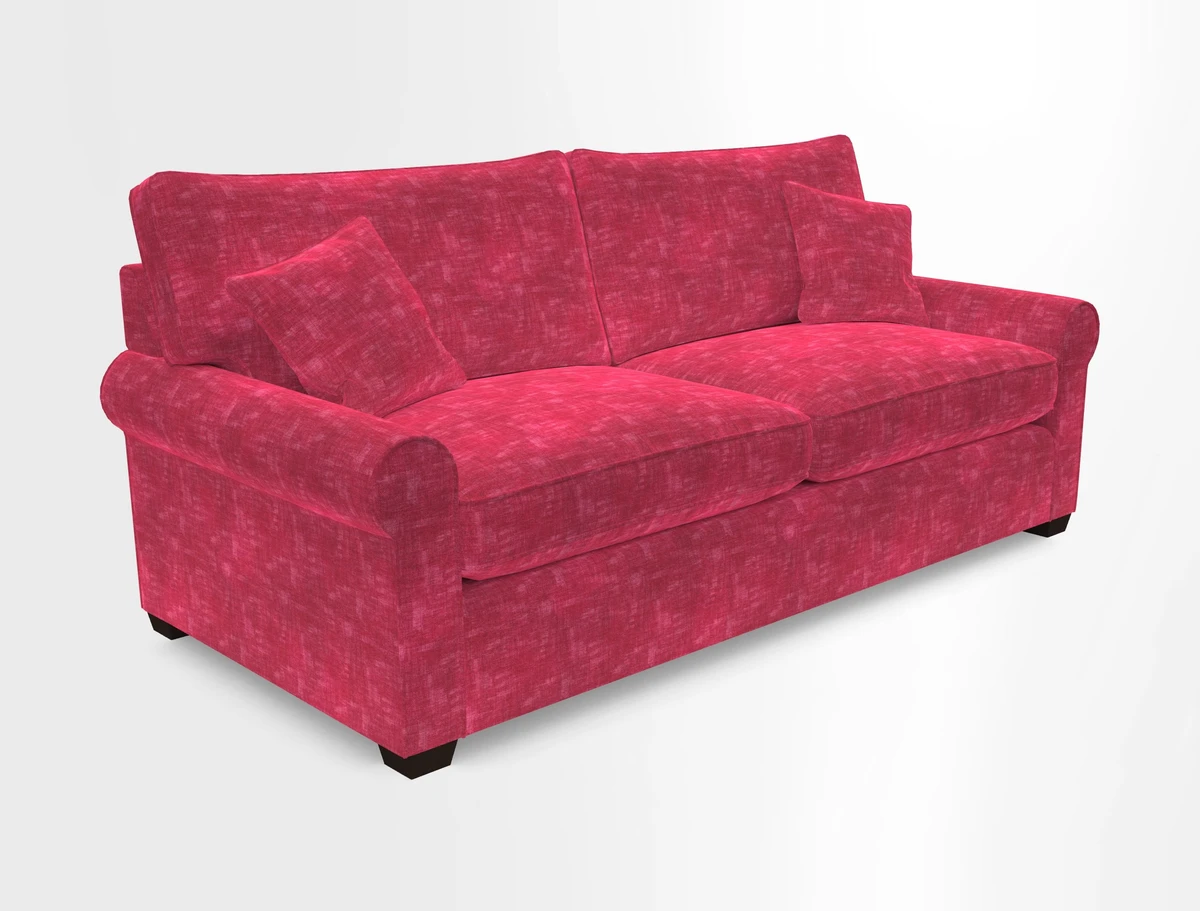 Bignor 3 Seater Sofa in V&A Drawn From Nature Oak Tree Gold. Loose cover option available