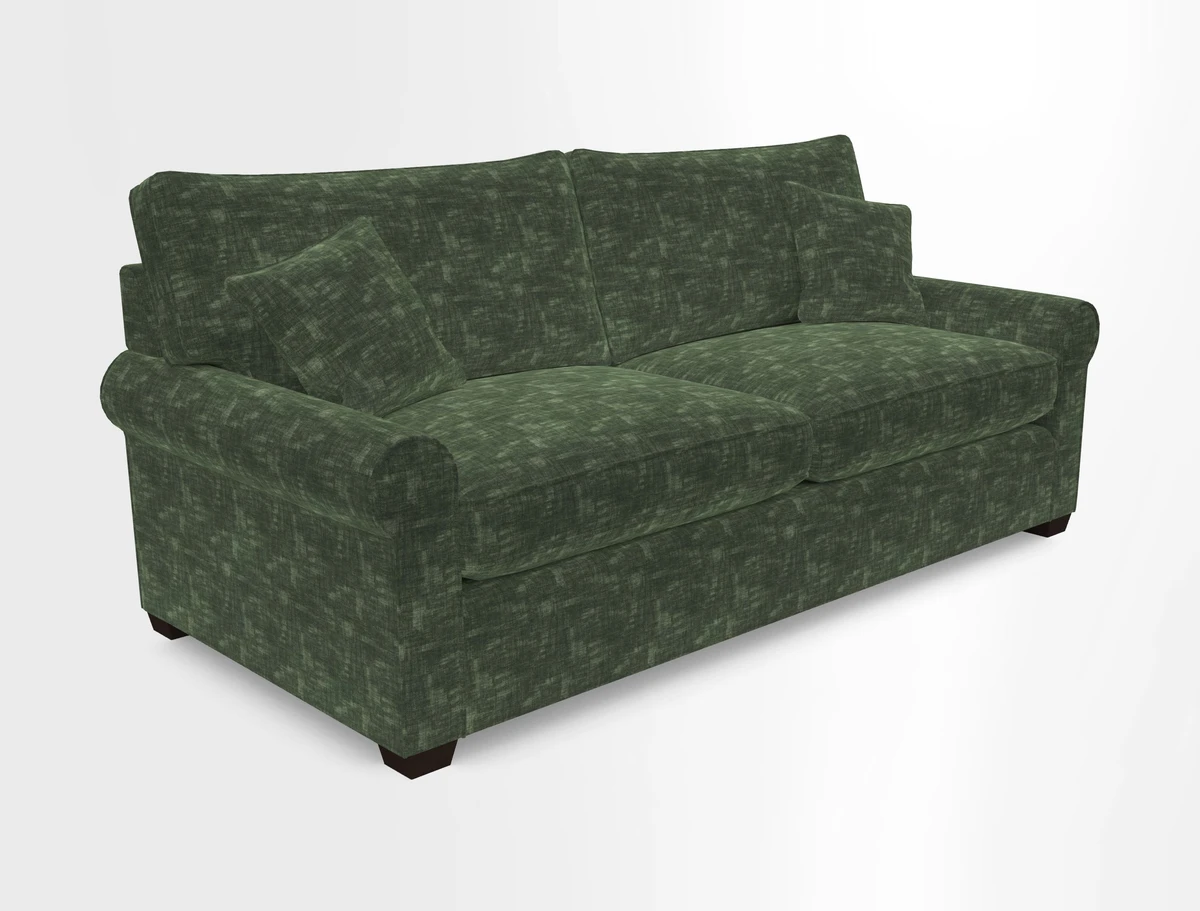 Bignor 3 Seater Sofa in V&A Drawn From Nature Oak Tree Gold. Loose cover option available