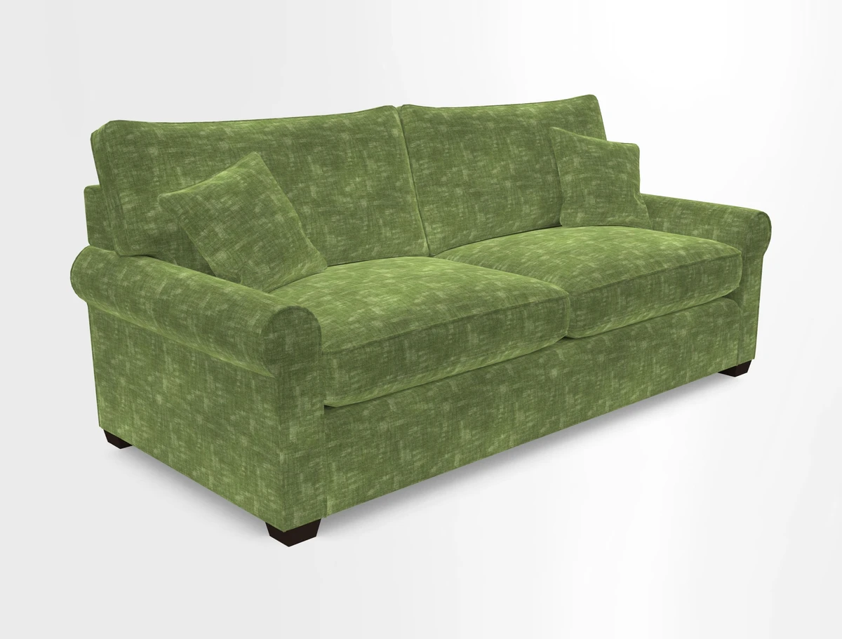 Bignor 3 Seater Sofa in V&A Drawn From Nature Oak Tree Gold. Loose cover option available