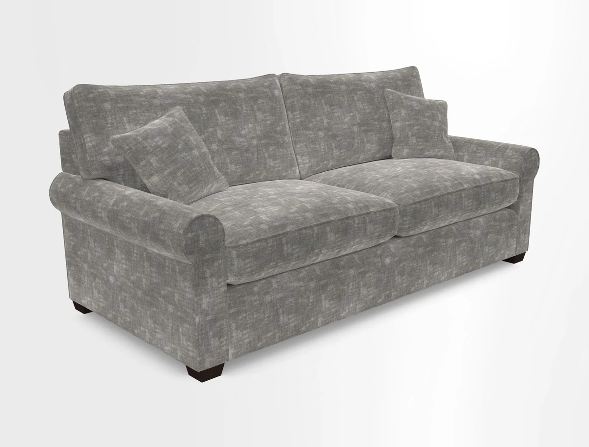 Bignor 3 Seater Sofa in V&A Drawn From Nature Oak Tree Gold. Loose cover option available