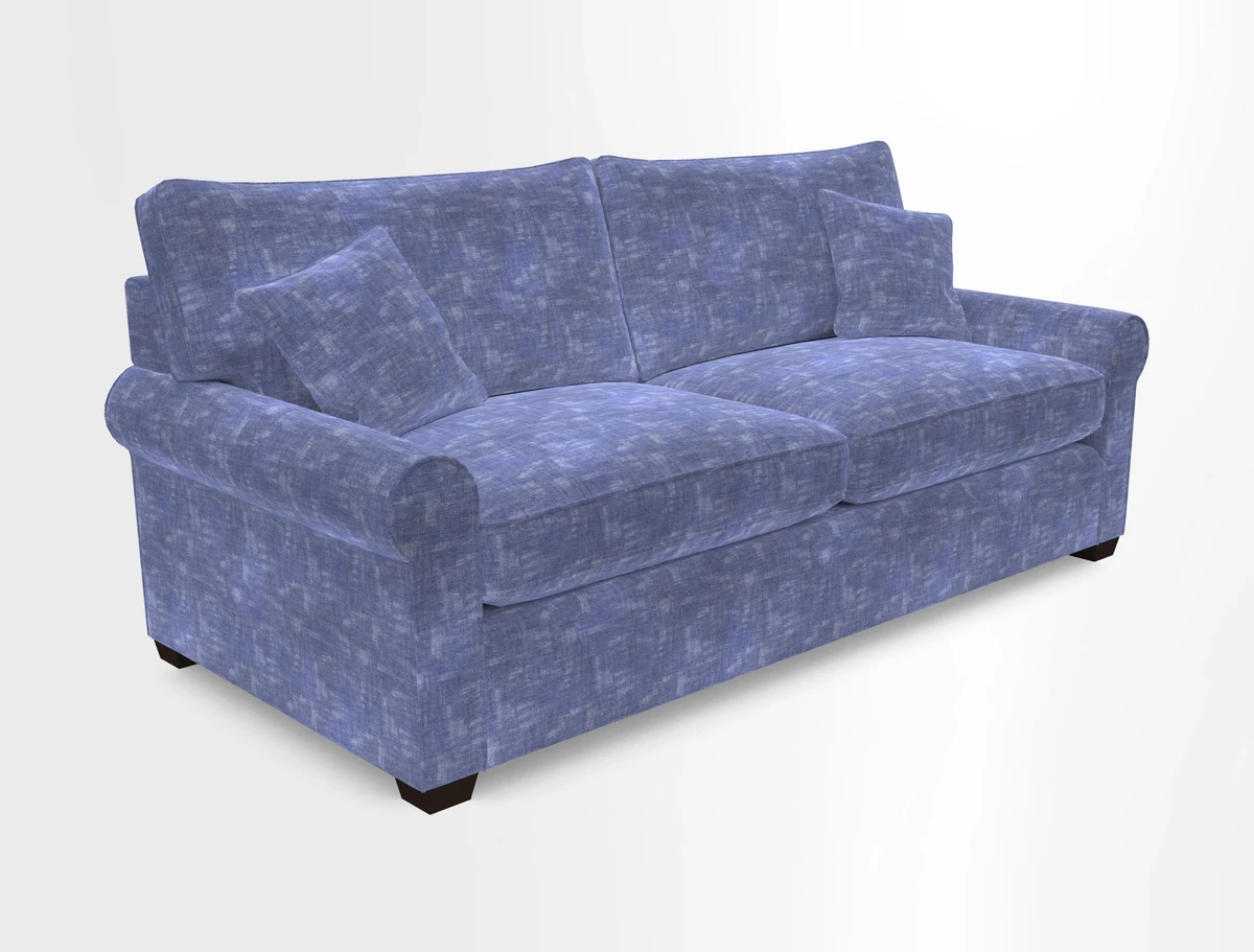 Bignor 3 Seater Sofa in V&A Drawn From Nature Oak Tree Gold. Loose cover option available