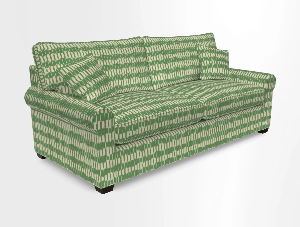 Bignor 3 Seater Sofa in V&A Drawn From Nature Oak Tree Gold. Loose cover option available