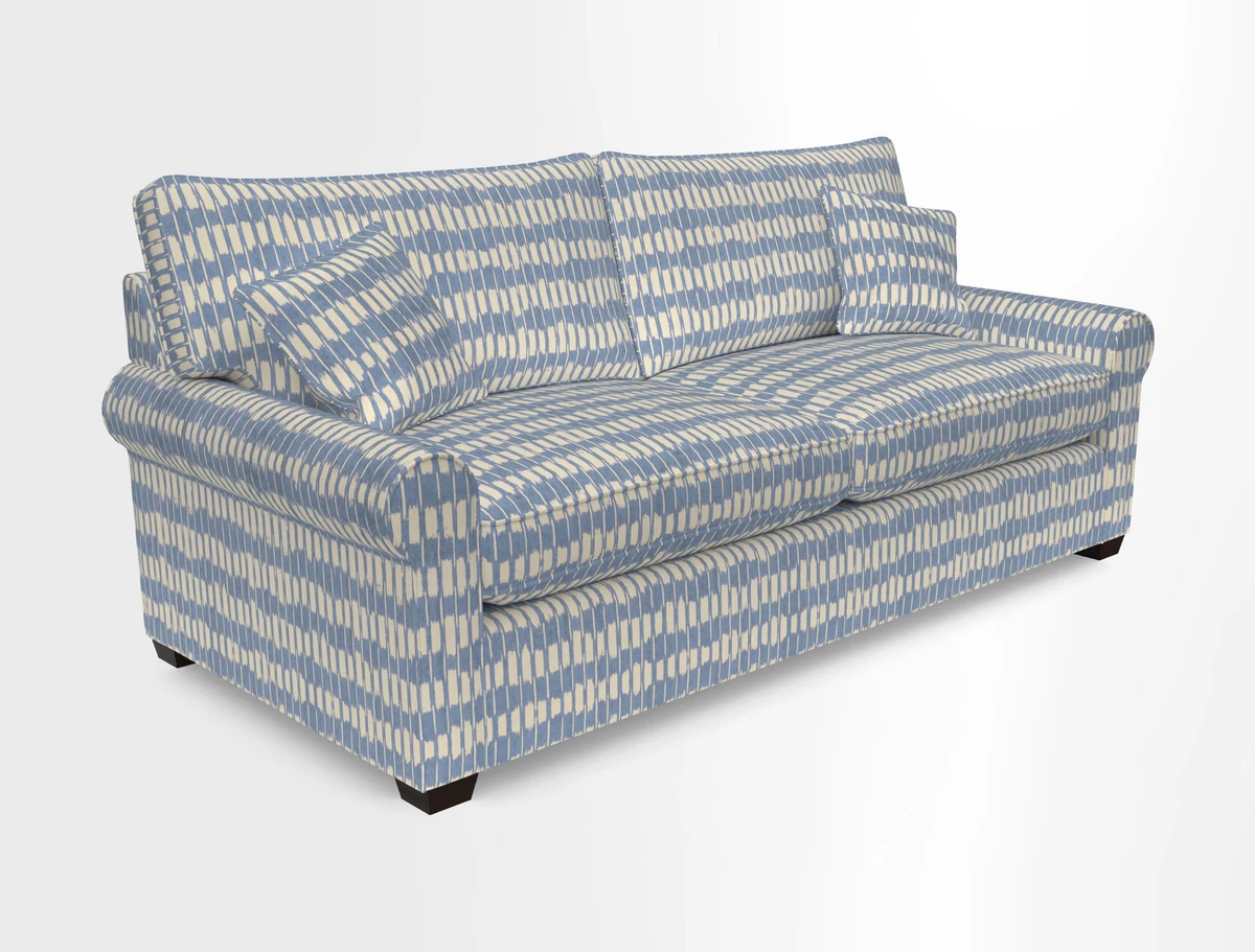 Bignor 3 Seater Sofa in V&A Drawn From Nature Oak Tree Gold. Loose cover option available