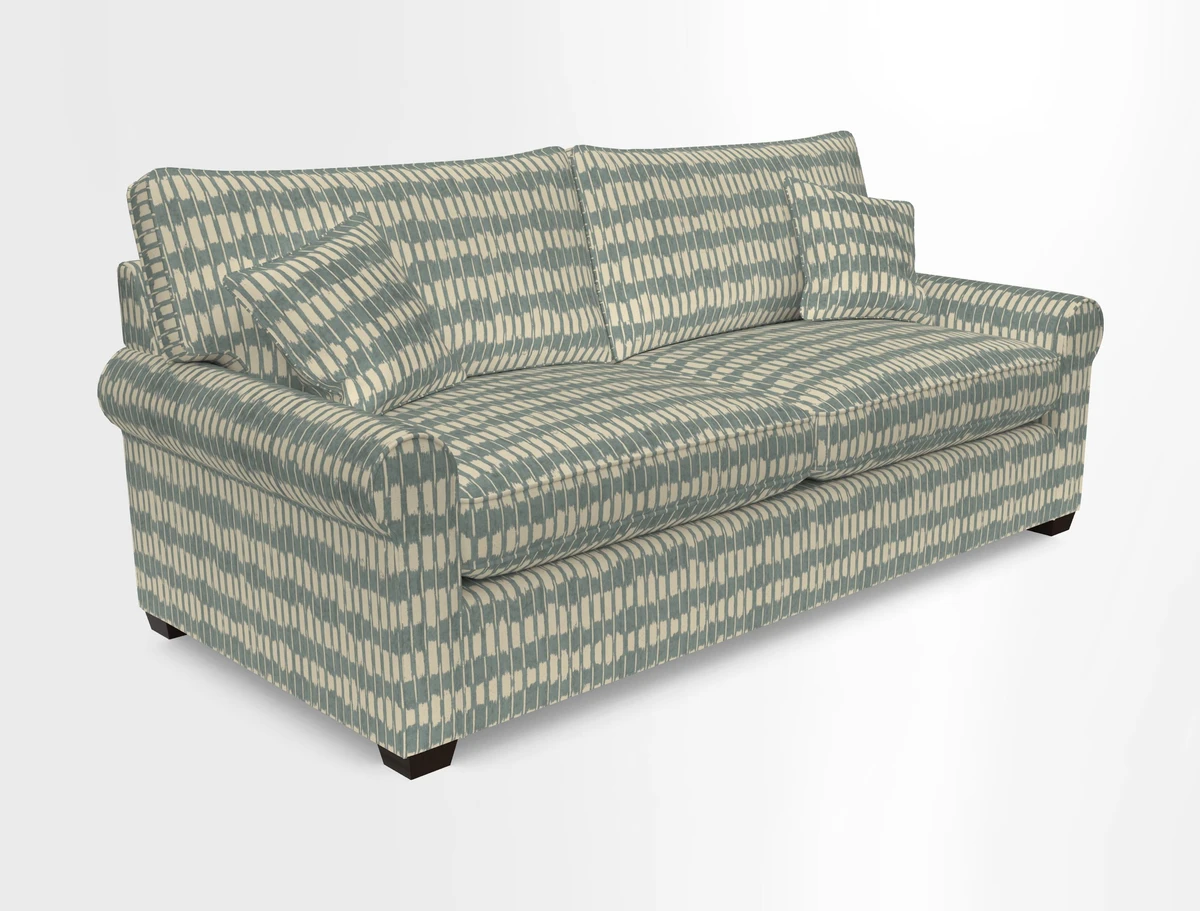 Bignor 3 Seater Sofa in V&A Drawn From Nature Oak Tree Gold. Loose cover option available
