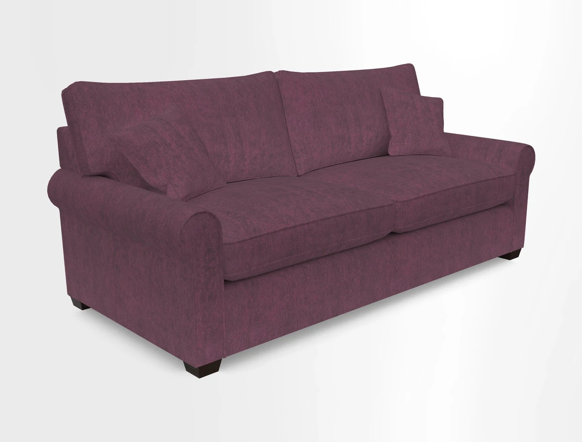 Bignor 3 Seater Sofa in V&A Drawn From Nature Oak Tree Gold. Loose cover option available