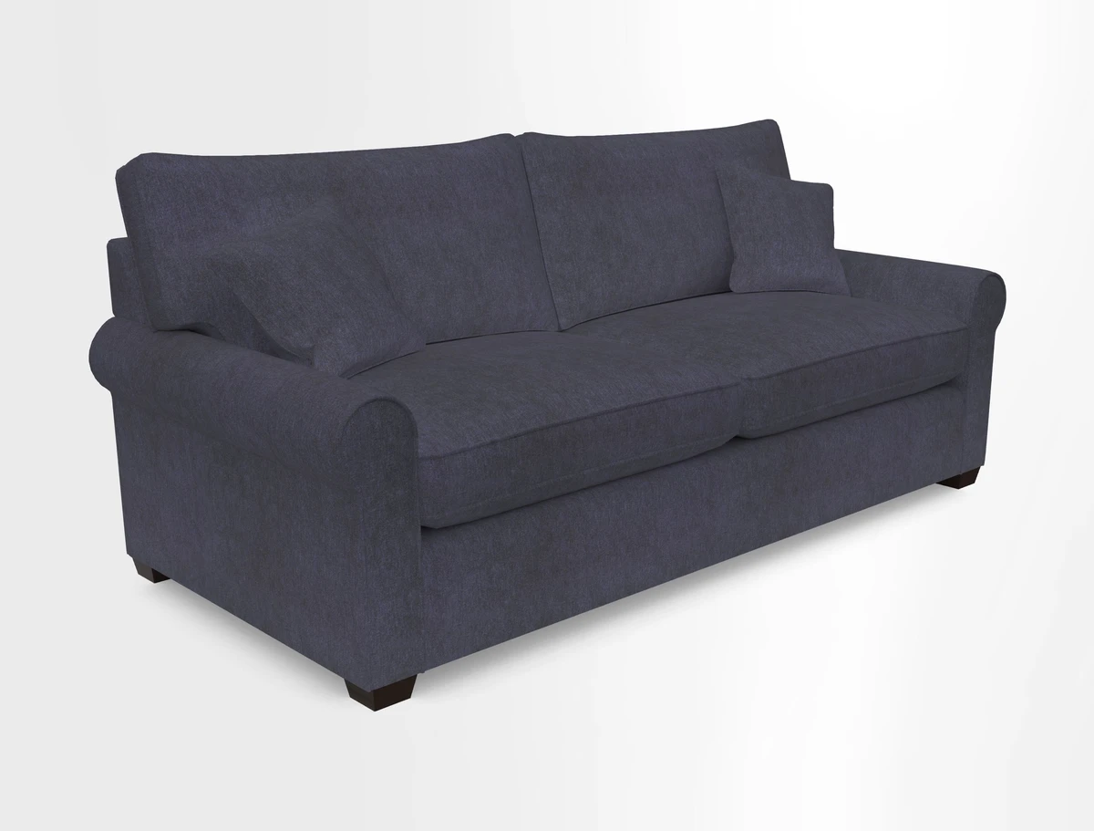 Bignor 3 Seater Sofa in V&A Drawn From Nature Oak Tree Gold. Loose cover option available