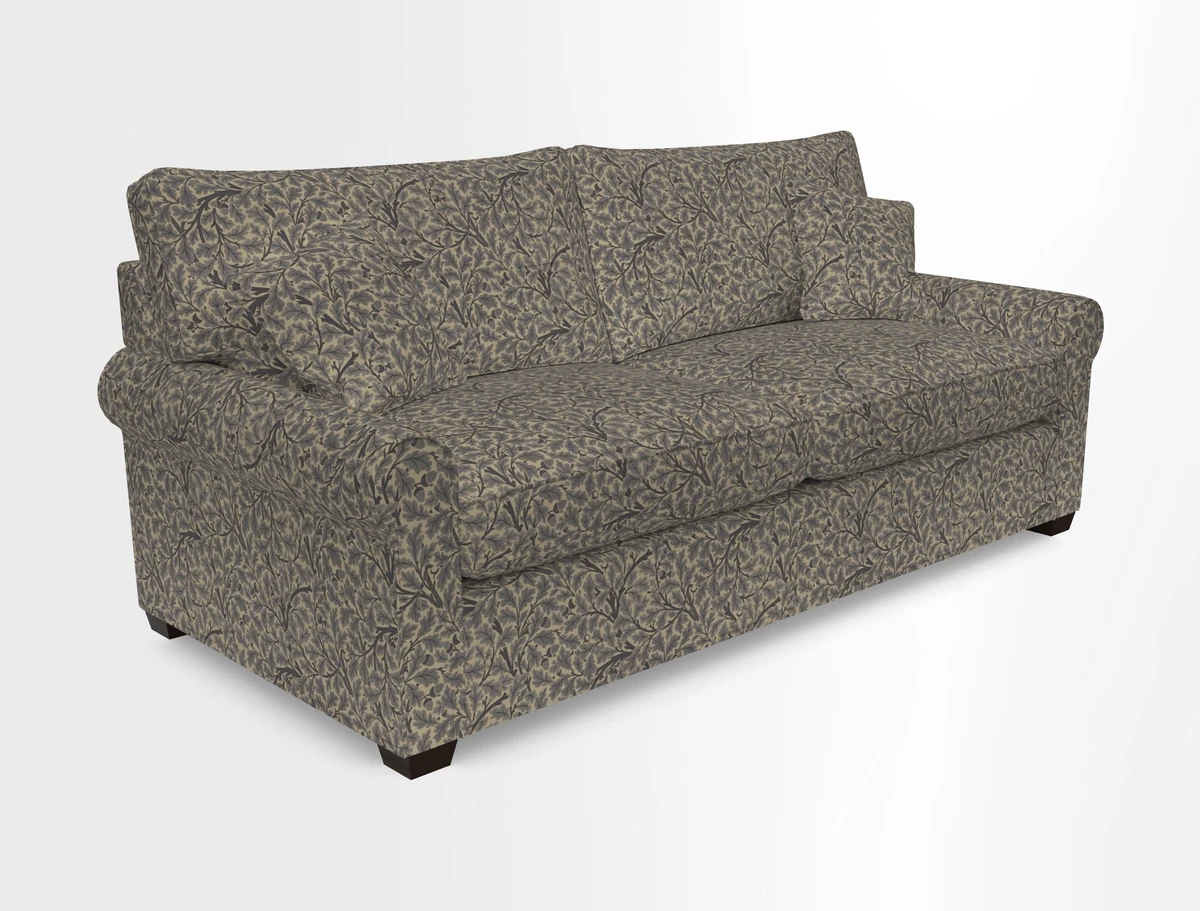 Bignor 3 Seater Sofa in V&A Drawn From Nature Oak Tree Gold. Loose cover option available