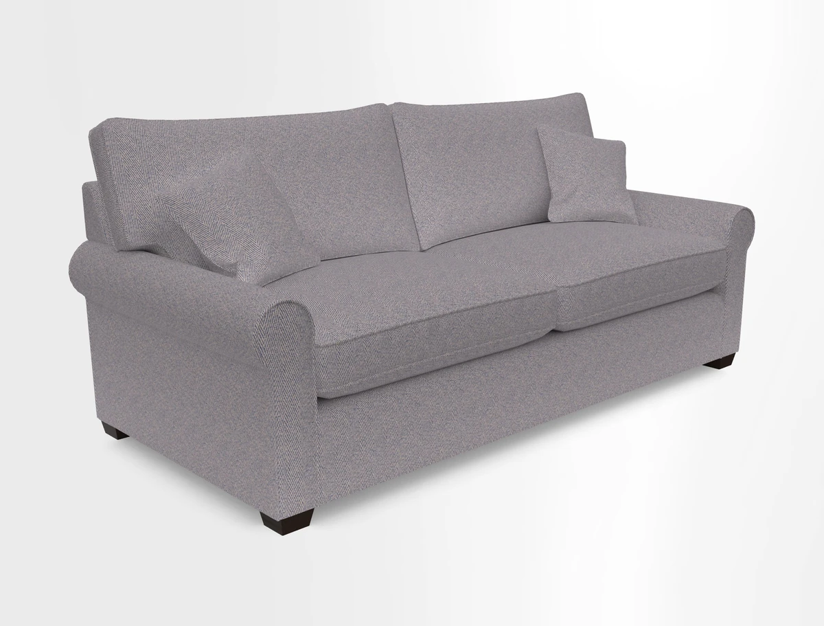 Bignor 3 Seater Sofa in V&A Drawn From Nature Oak Tree Gold. Loose cover option available