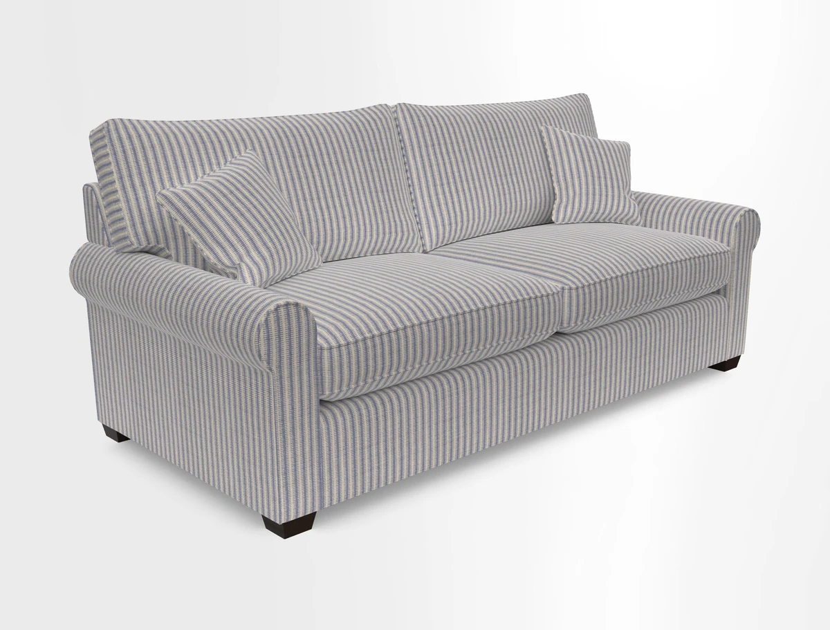 Bignor 3 Seater Sofa in V&A Drawn From Nature Oak Tree Gold. Loose cover option available