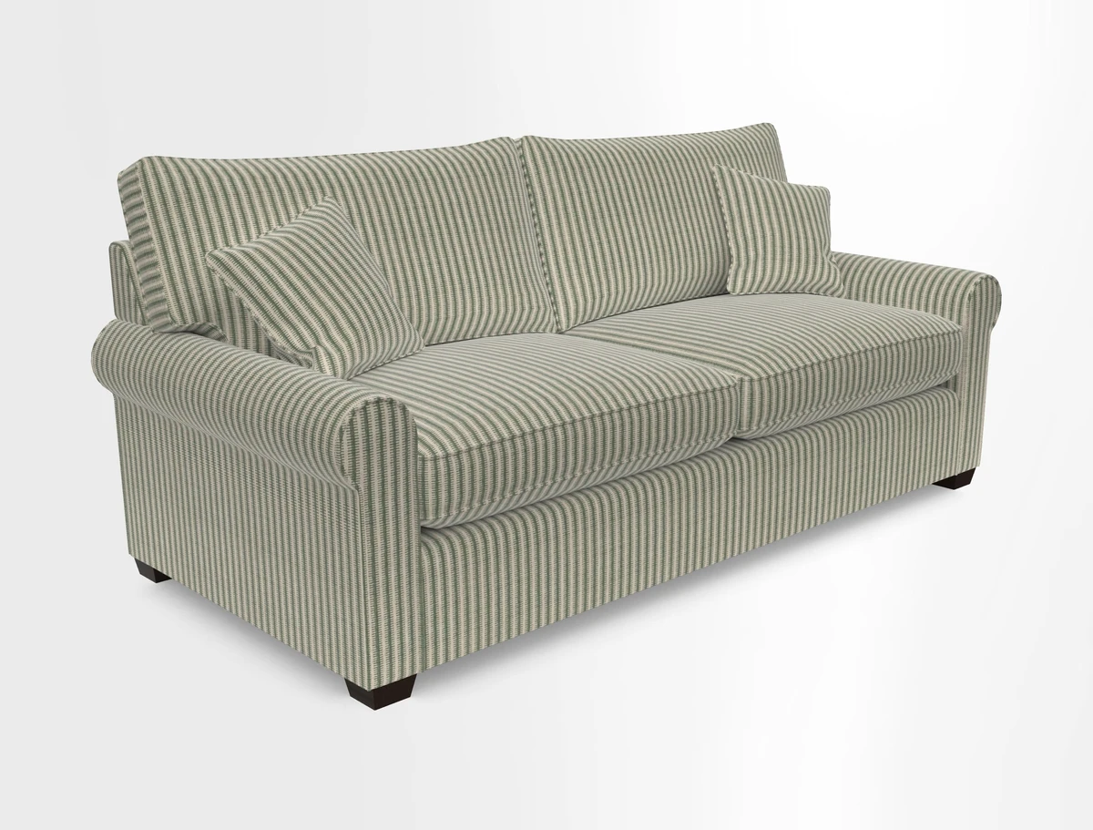 Bignor 3 Seater Sofa in V&A Drawn From Nature Oak Tree Gold. Loose cover option available