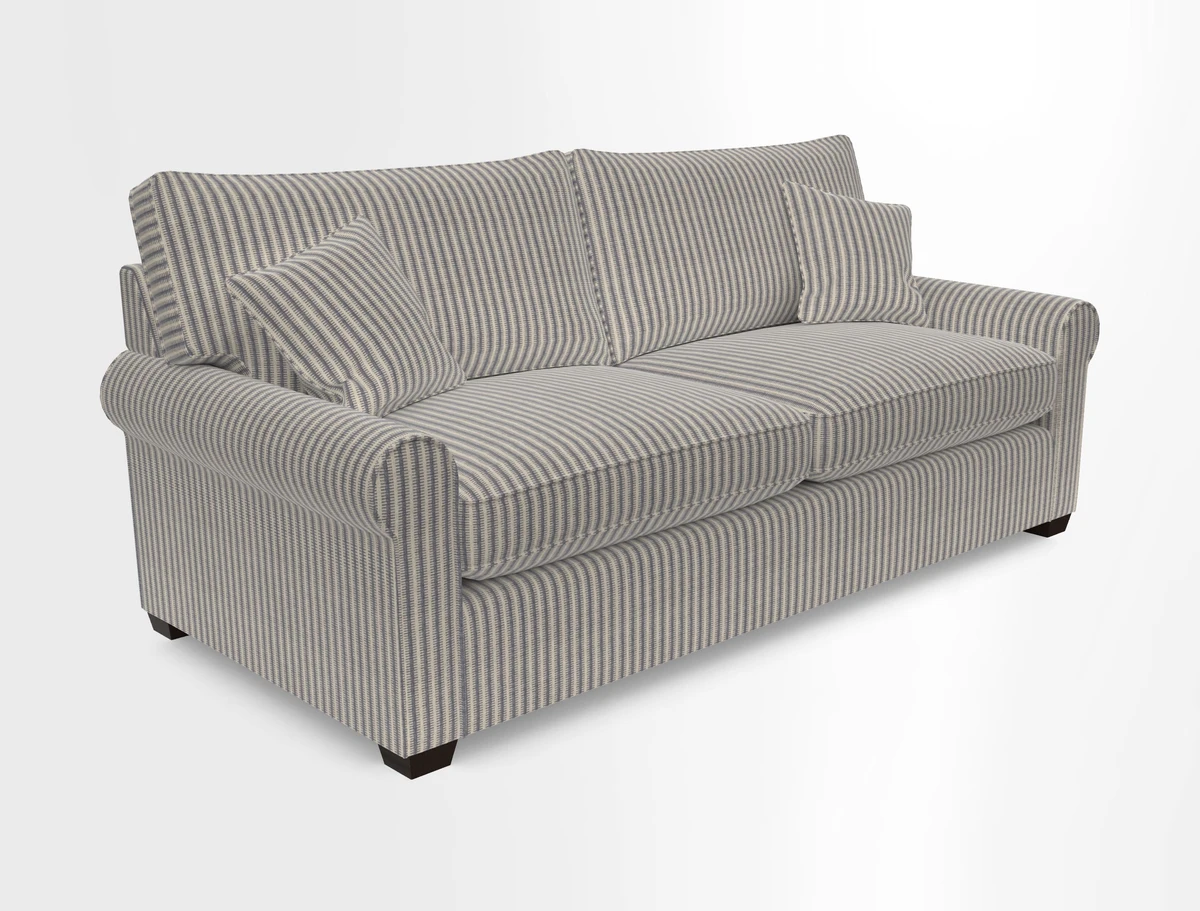 Bignor 3 Seater Sofa in V&A Drawn From Nature Oak Tree Gold. Loose cover option available