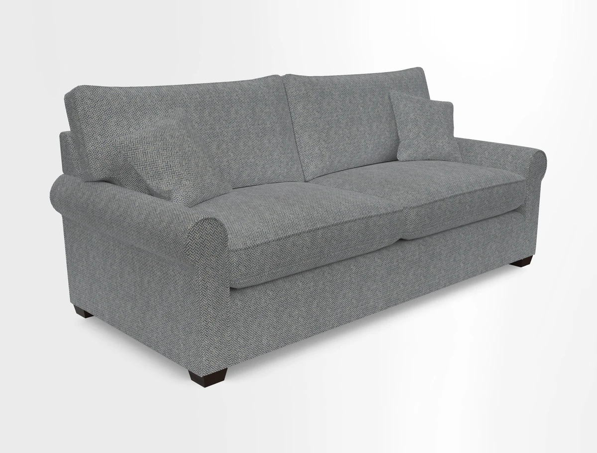 Bignor 3 Seater Sofa in V&A Drawn From Nature Oak Tree Gold. Loose cover option available