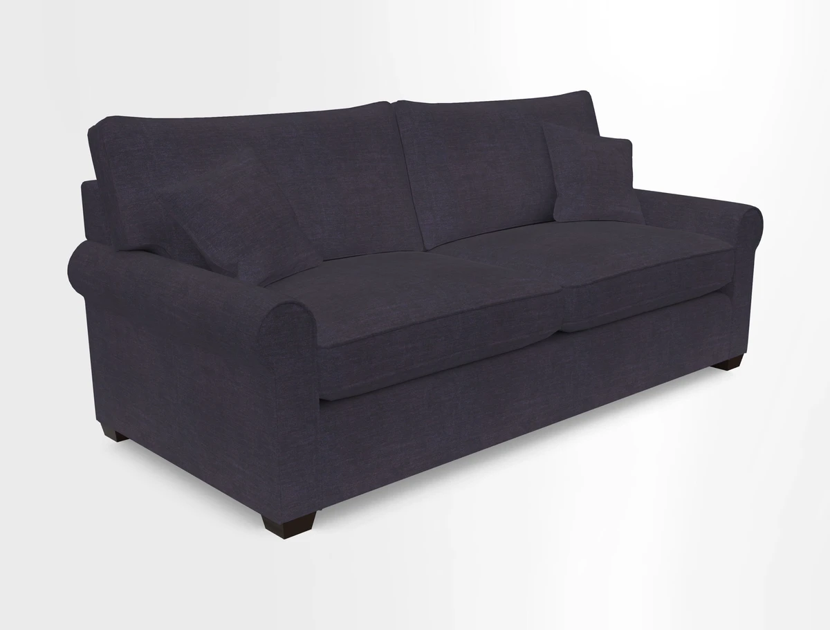 Bignor 3 Seater Sofa in V&A Drawn From Nature Oak Tree Gold. Loose cover option available